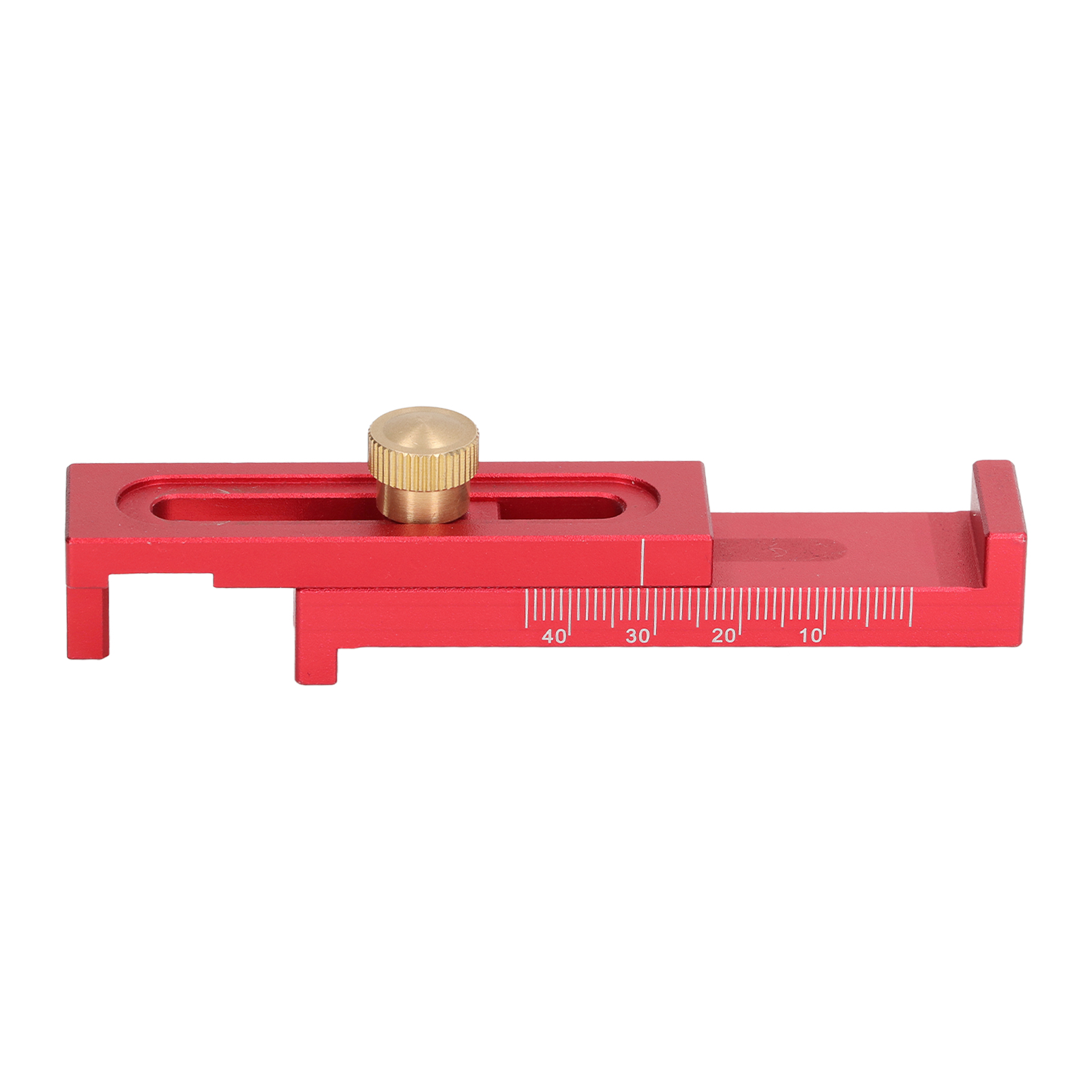 Tiefenmesslineal, Sägespaltlehre, Aluminiumlegierung, 5–40 Mm, Werkzeug Zum Schneiden Und Nuten, T2