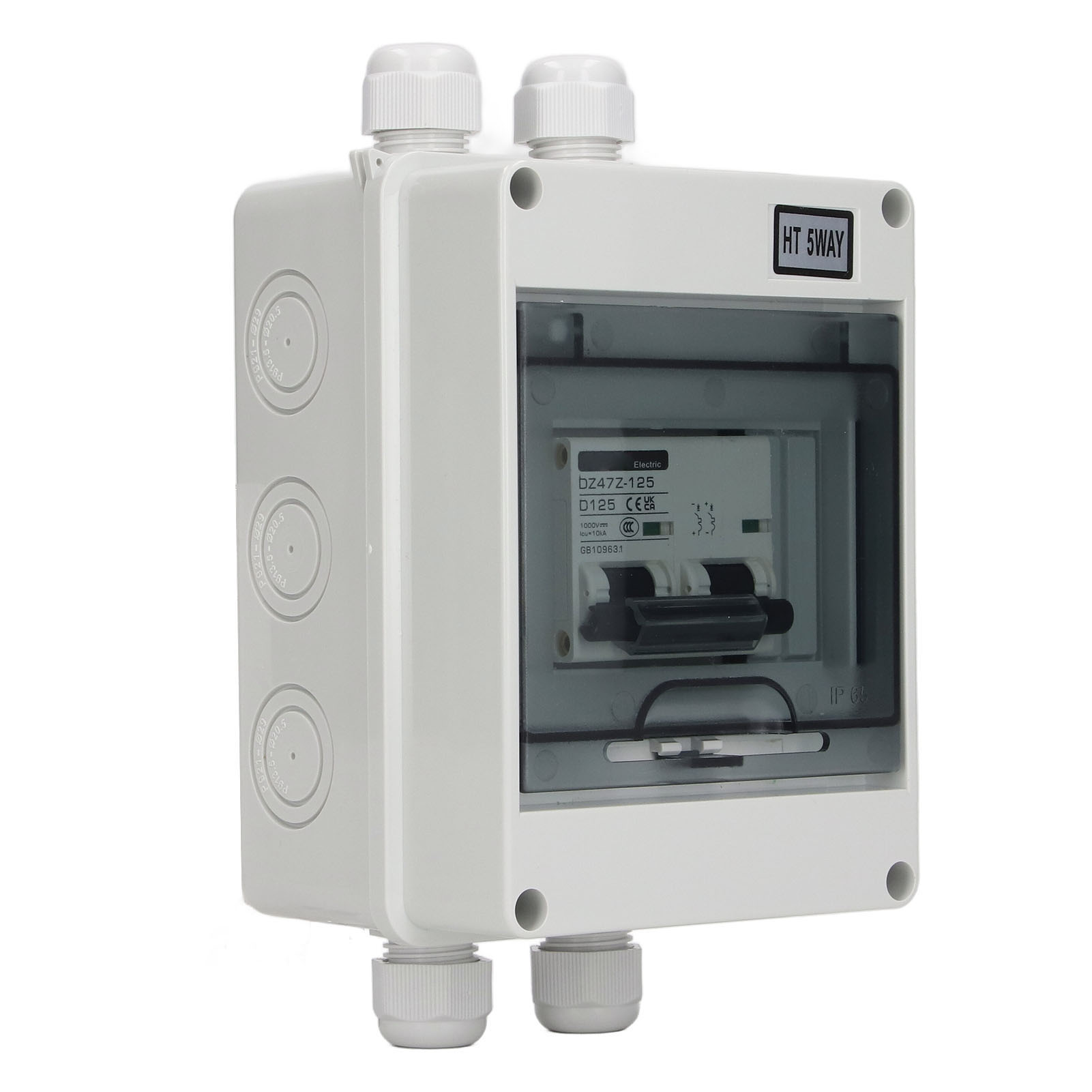 Dc-miniatur-leistungsschalter 2-polig 125 A Ip65 Wasserdichter Trennschalter Für Solar-photovoltaikanlagen 1000 V