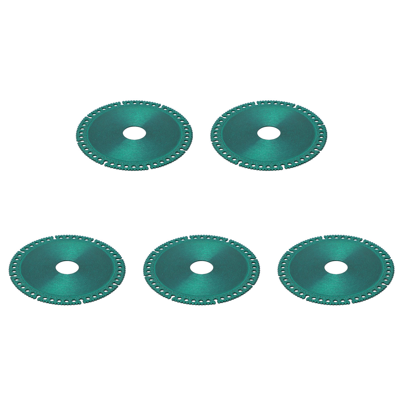 5 Stück Multifunktionale Trennsägeblätter, Außendurchmesser 100 Mm, Innendurchmesser 20 Mm, Grüne Winkelschleifer-trennscheiben Für Glas