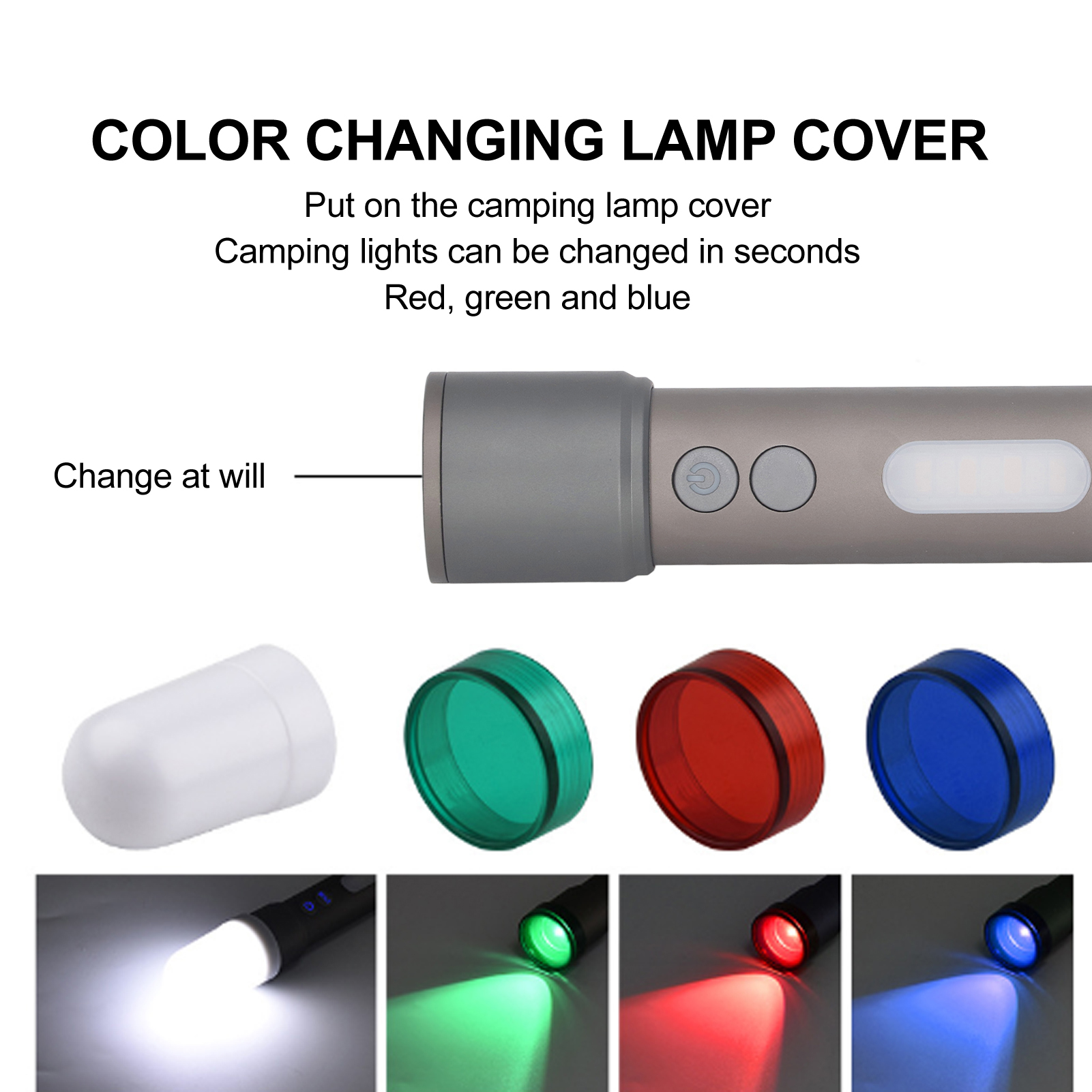 Wiederaufladbare Taschenlampe Mit 5 Geschwindigkeitsstufen, Ip65 Wasserdicht, Typ C, Teleskopfokus, 2000 Mah, Ideal Für Camping
