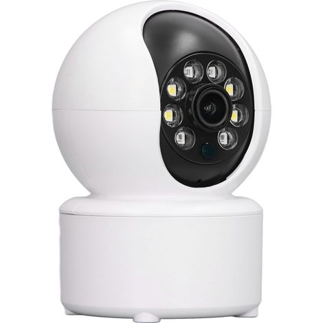 Wlan-überwachungskamera Für Zuhause Mit 3-mp-hd-monitor, Farbwiedergabe, Nachtsichtfunktion, Zwei-wege-audio-sirene, 100–240 V Wechselstrom, Eu-stecker