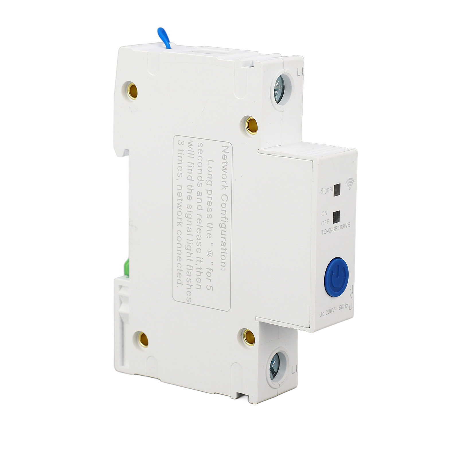 1p 230v Leitungsschutzschalter Mit App-fernsteuerung, Din-schienenmontage, Pa66-intelligenter Schalter, 2,4-ghz-wlan-leitungsschutzschalter, 32a Nennstrom.
