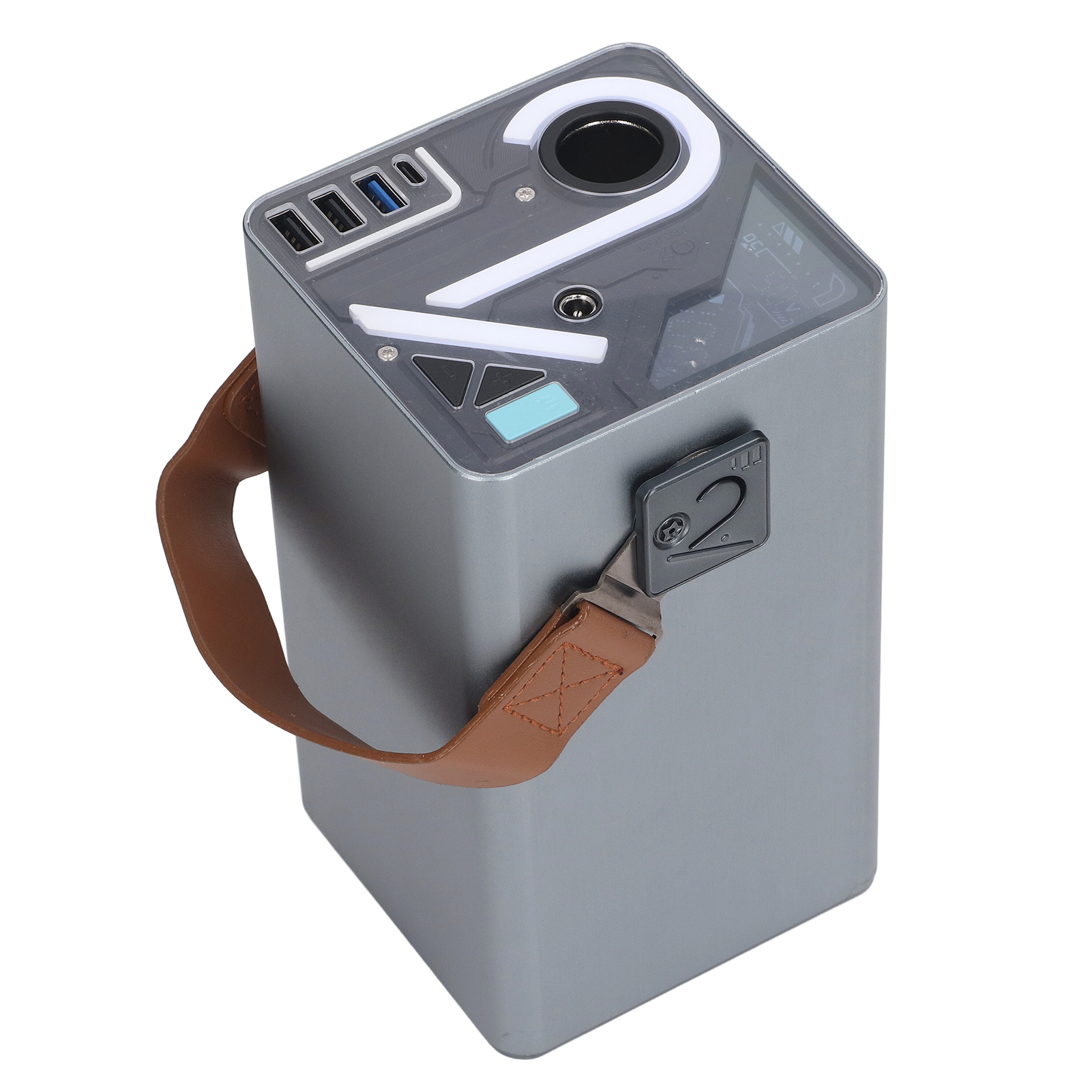 Tragbare Powerstation Mit 296 Wh Und 80000 Mah Lithium-akku, 12-v-autoladefunktion Und Eu-stecker (100–240 V).