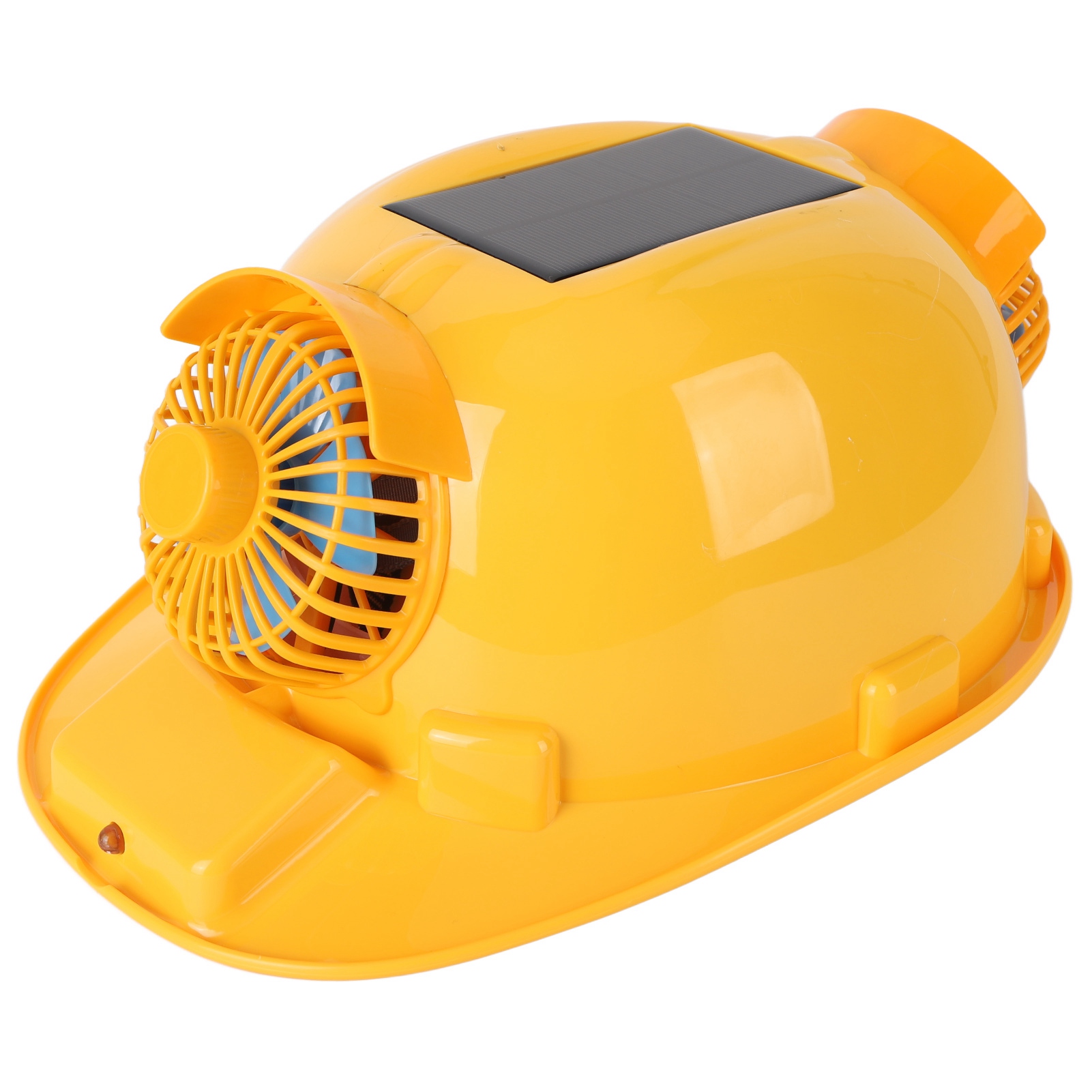 Schutzhelm Mit Solarbetriebenem Ventilator, Licht, Atmungsaktiv, Wiederaufladbar, Für Bauarbeiten Und Heimwerkerprojekte