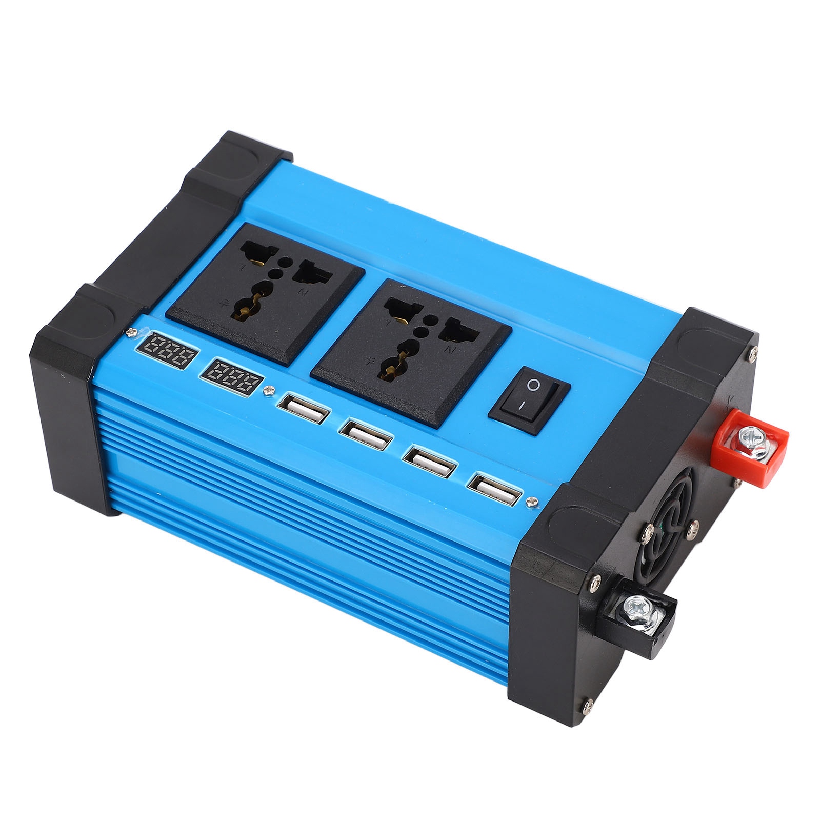 500-w-wechselrichter, Dc 12 V Auf Ac 220 V, Modifizierte Sinuswelle, Lcd-doppeldisplay, 4 Usb-anschlüsse (4,2 A)