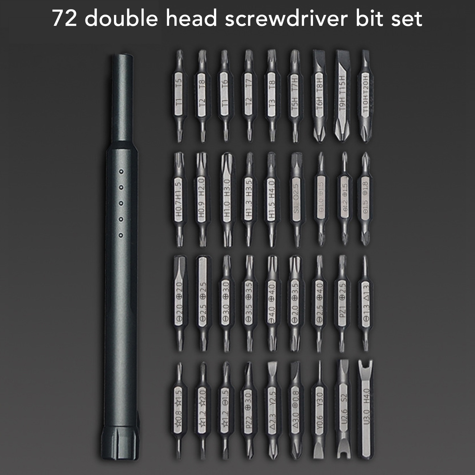 Präzises Schraubendreher-bit-set, Multifunktionales 36-in-1-mini-reparaturset Für Elektronik, Computer, Brillen, Handys Und Uhren