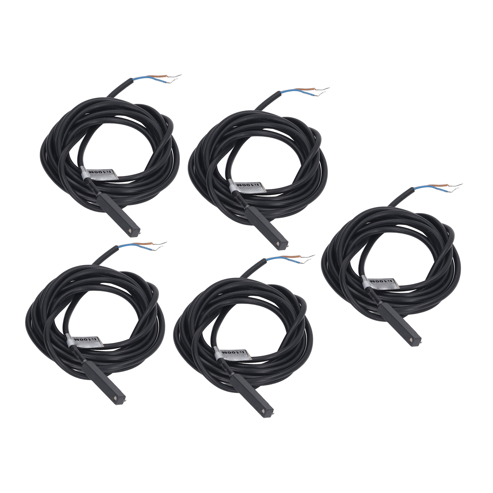 5 Stück Magnetischer Sensorschalter, Induktiv, Hochfrequenz, Abs, 2-adrig, Nr. 100 Ma, Ac/dc 5–240 V
