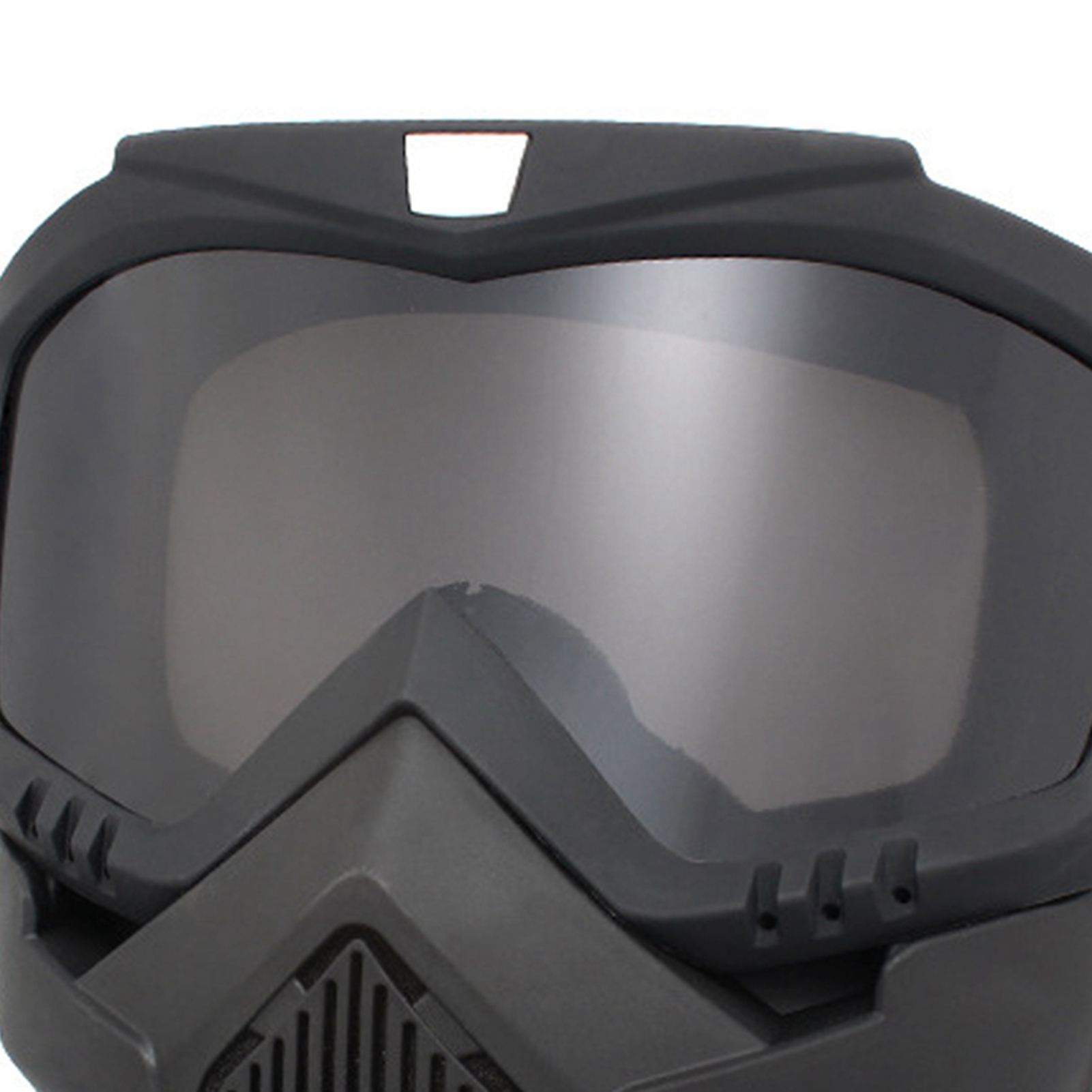 Motorradbrille Mit Visier, Winddicht, Augenschutz Für Outdoor-fahrten, Graue Gläser