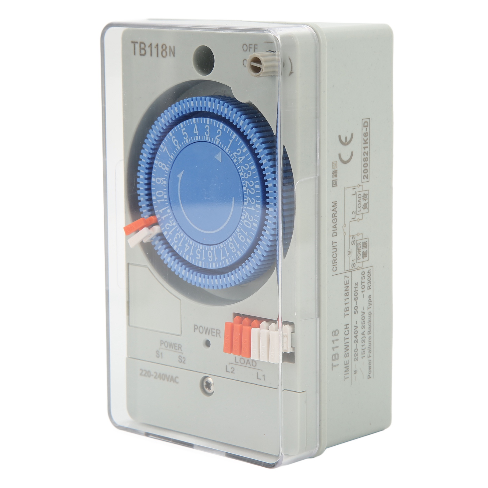 Mechanischer Zeitschalter, Störungsfrei, Programmierbarer Zeitschalter Für Straßenbeleuchtung 220–240 V