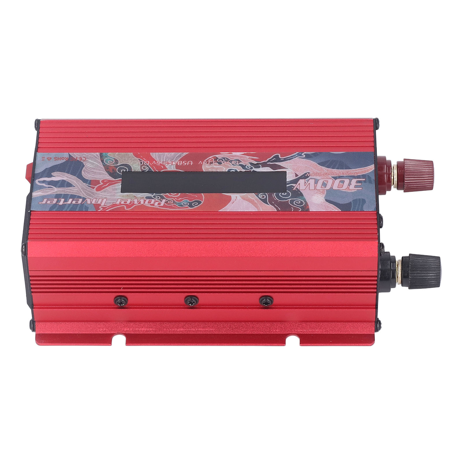 300-w-wechselrichter Dc Zu Ac 110 V, Hoher Wirkungsgrad, Lcd-anzeige, Schnelle Kühlung, Kfz-wechselrichter, Rot, Dc 12 V (dc 11–15 V)