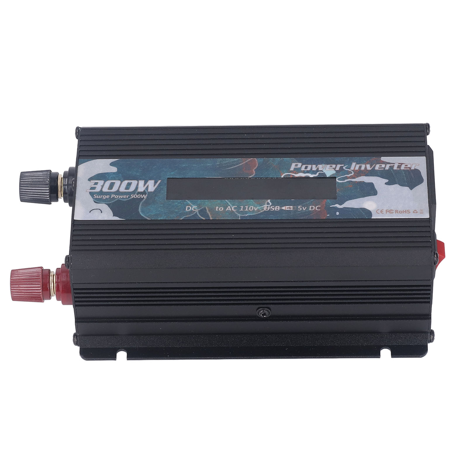 300-w-wechselrichter Dc Zu Ac 110 V, Hoher Wirkungsgrad, Lcd-anzeige, Schnelle Kühlung, Kfz-wechselrichter, Schwarz, Dc24v (dc 21–29v)