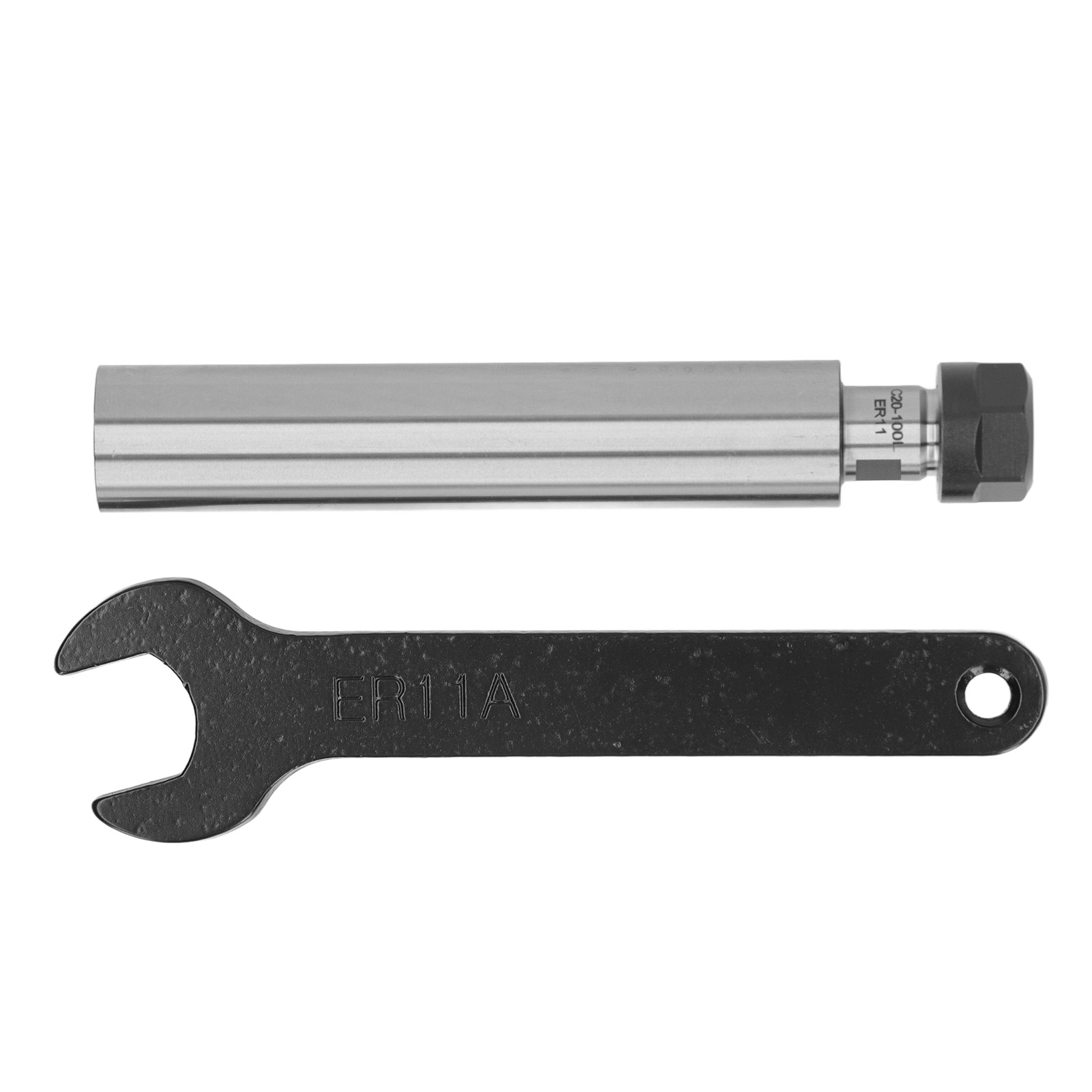 Spannzangenfutter-verlängerungsstange Mit Geradem Schaft C20 Er11a 100l Für Cnc-fräs-, Bohr- Und Graviermaschinen
