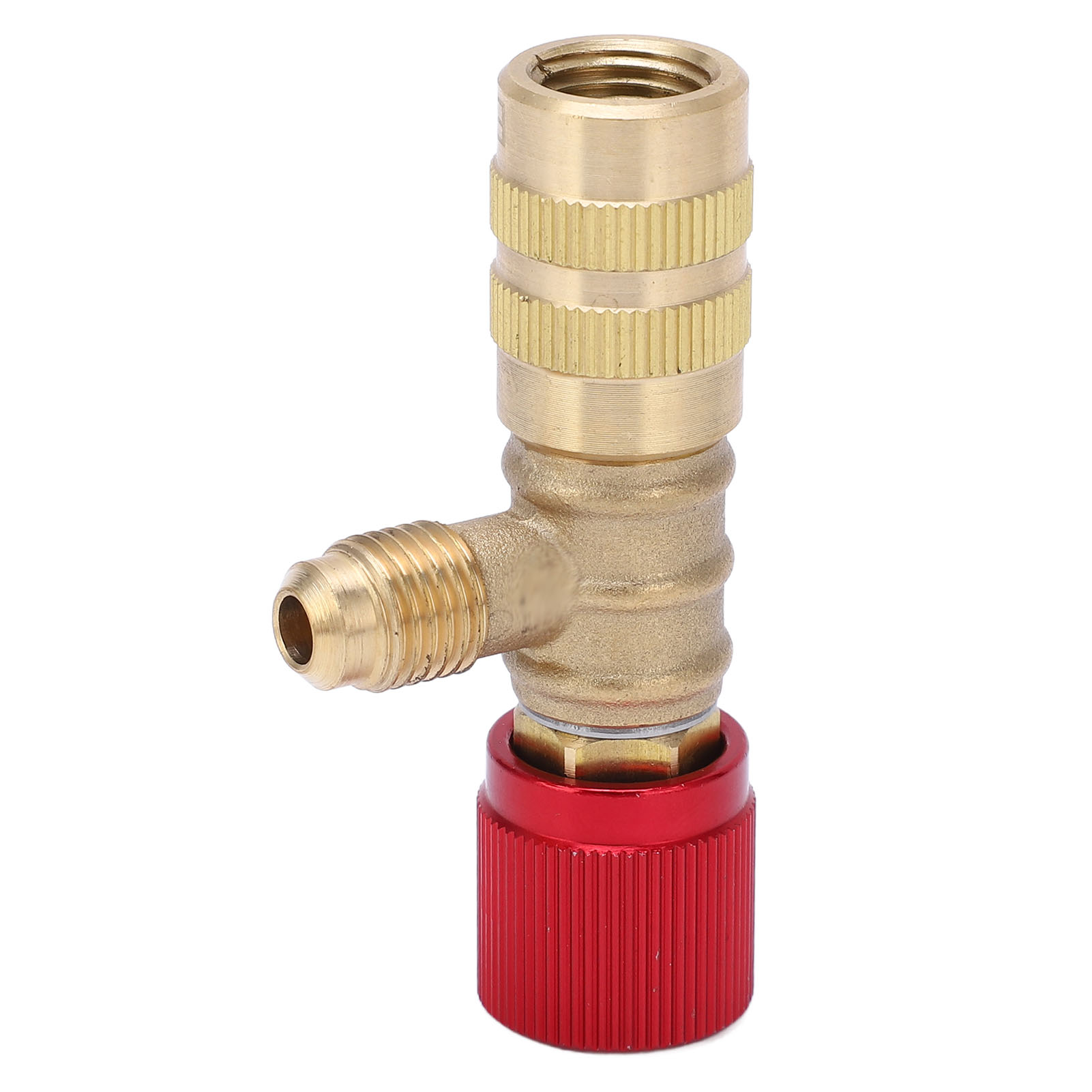 Kältemittel-füllventil, Flüssigkeitssicherheitsventil Für R22, R410, R134a, R404, 1/4"-außengewinde, 5/16"-innengewinde
