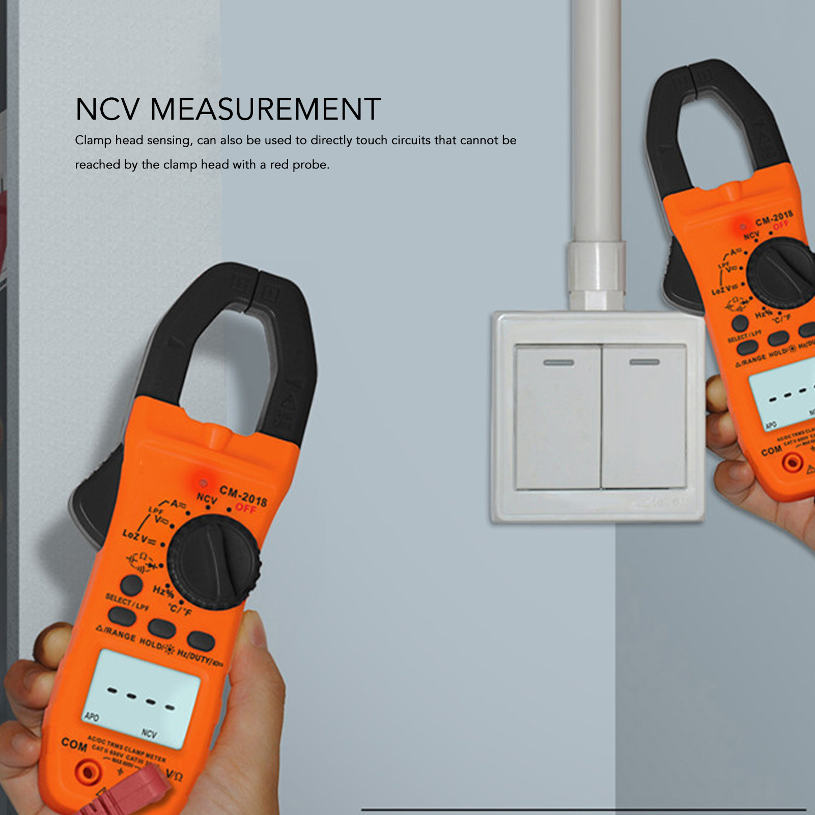 Digitales Zangenmessgerät Für Wechsel- Und Gleichstrom, Spannung, Frequenz Und Widerstand – Hochpräzises Multimeter