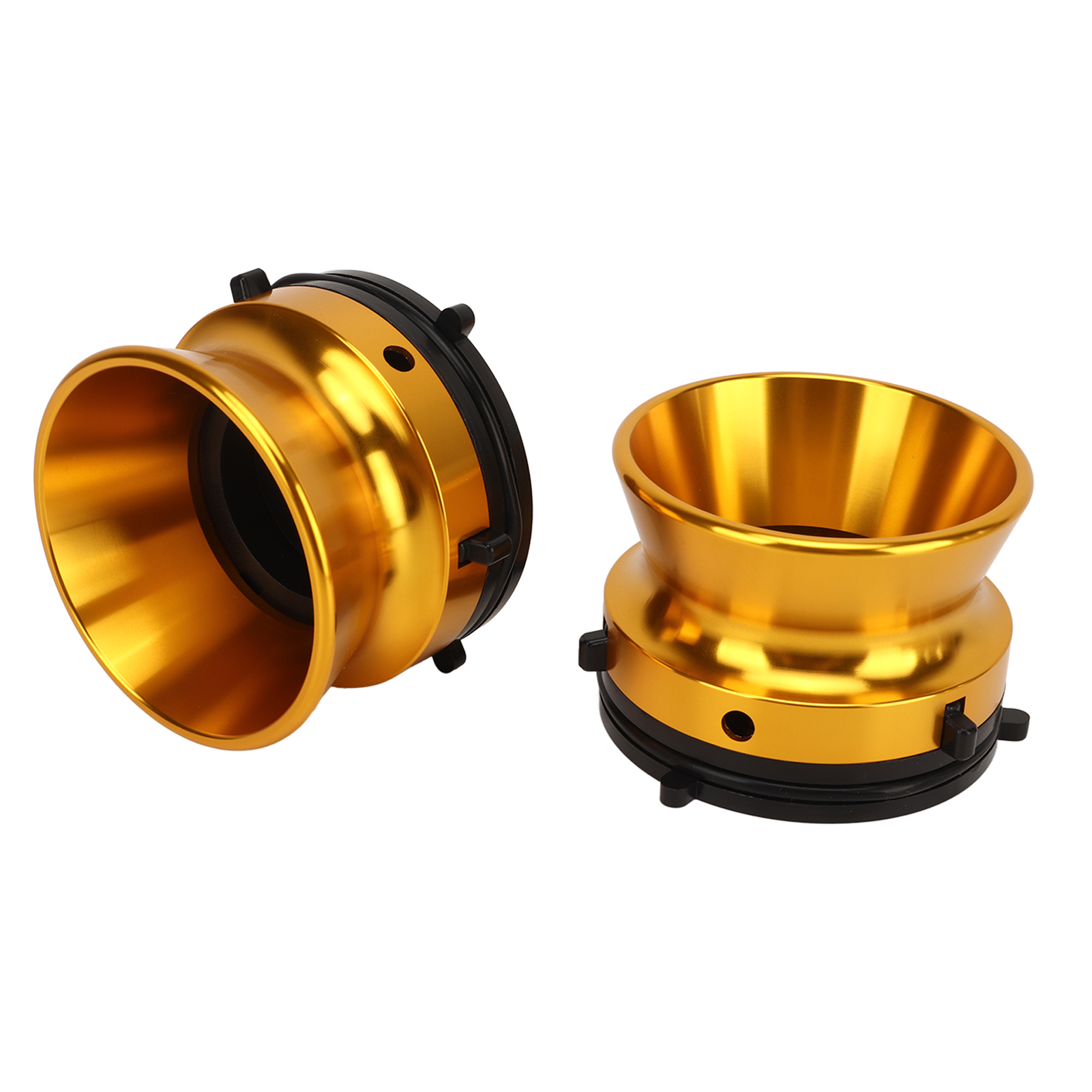 Paar Nab Hub Adapter, Polierte Aluminiumlegierung, 10 Zoll Öffner, Universelle Ladevorrichtung, Gold