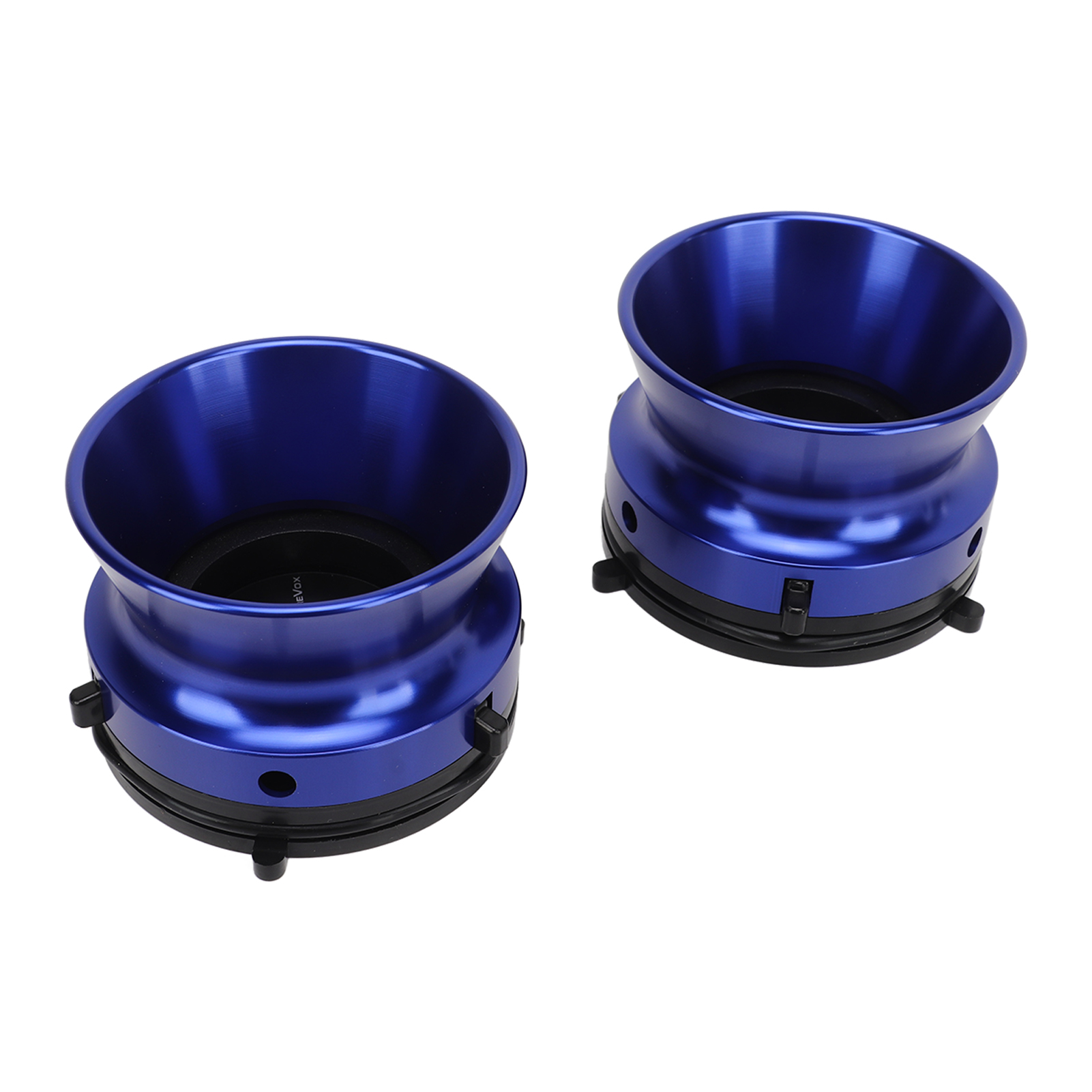 1 Paar Nab Hub Adapter, Polierte Aluminiumlegierung, 10 Zoll Öffner, Universelle Ladevorrichtung, Blau