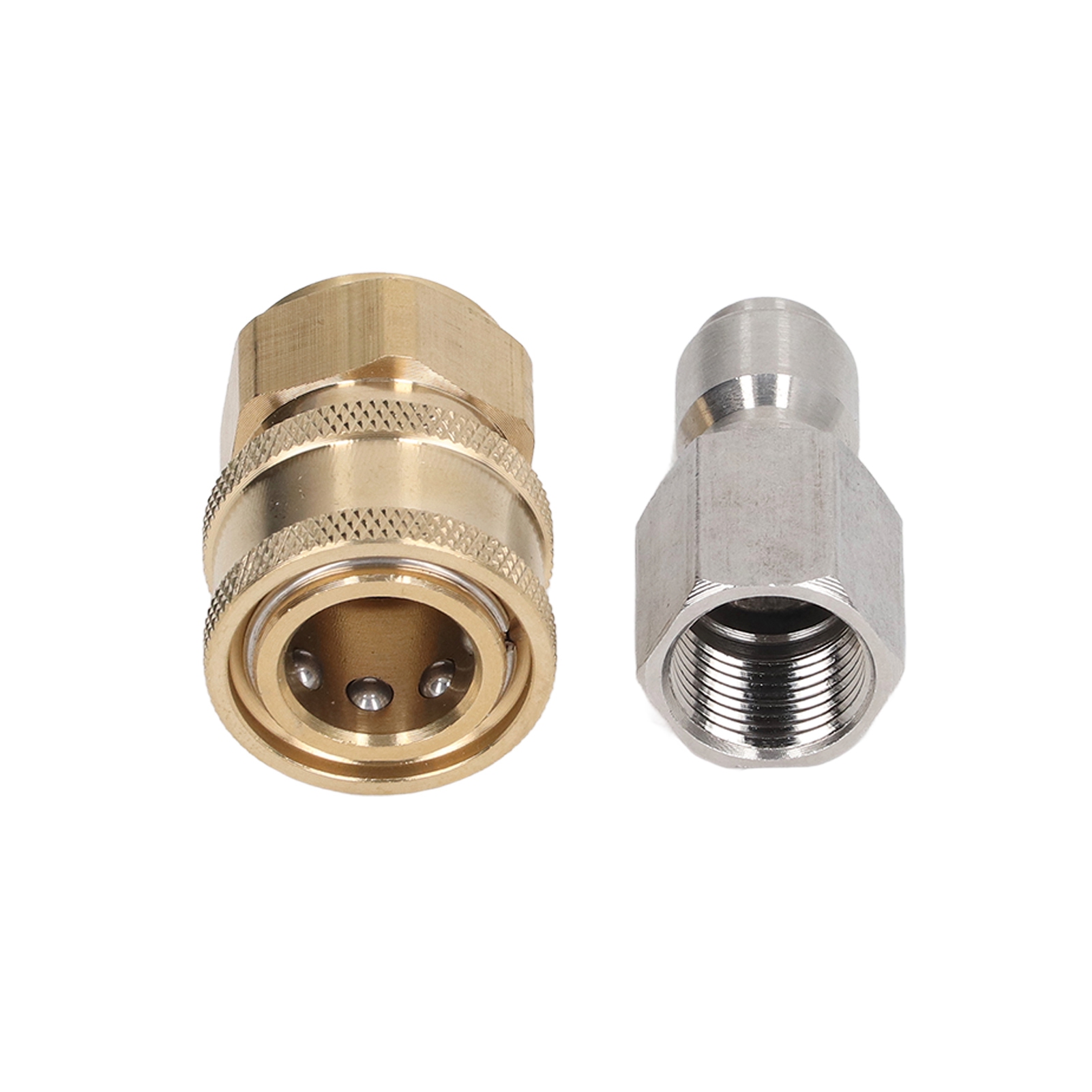 5000 Psi Hochdruckreiniger-anschlüsse, Waschmaschinen-schlauchadapter, Innengewinde-außengewinde-verbinder, G3/8-zoll-innengewindestecker Und -buchse