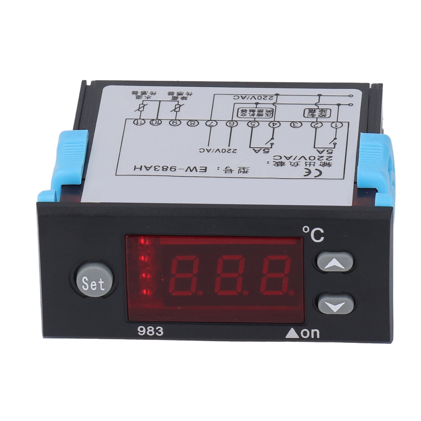 Temperaturregler Für Kühlung Und Heizung, Multifunktionaler Thermostat Mit Dualsensor, 220 V Ac