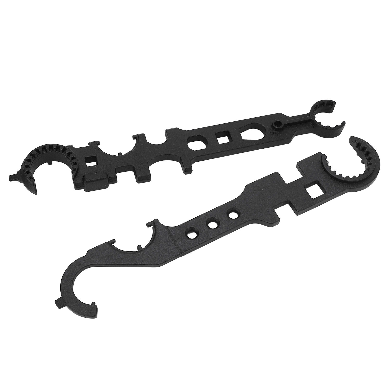 2-teiliges Multifunktions-schraubenschlüssel-set (verdickt, Flach, Dünn) Für Reparaturen An Kronenmuttern, Laufmuttern, Schaftrohren Usw.