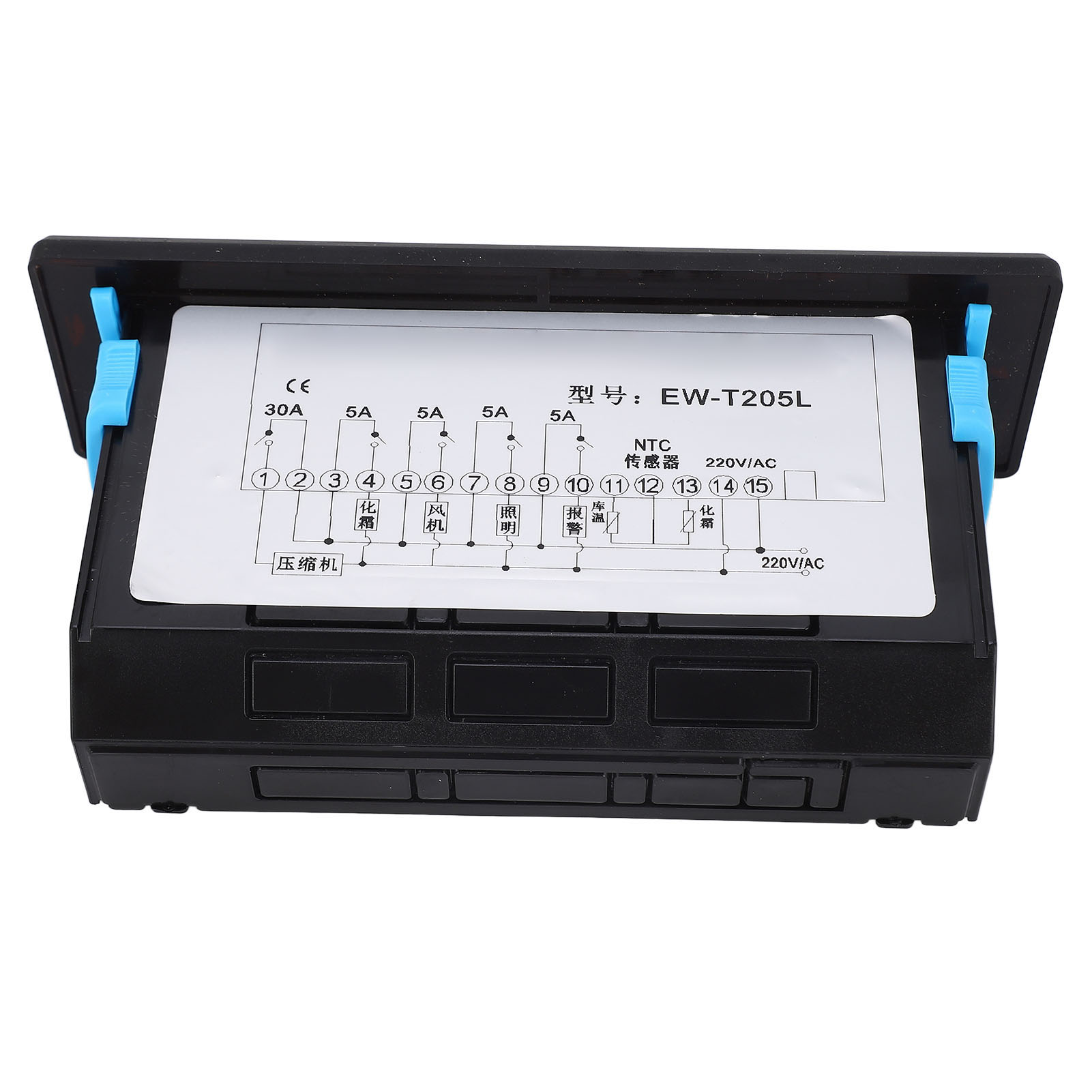 Digitaler Temperaturregler Mit Display, Intelligenter Thermostat Für Küchenutensilien, Gefrier- Und Auftaufunktion, 220 V Wechselstrom