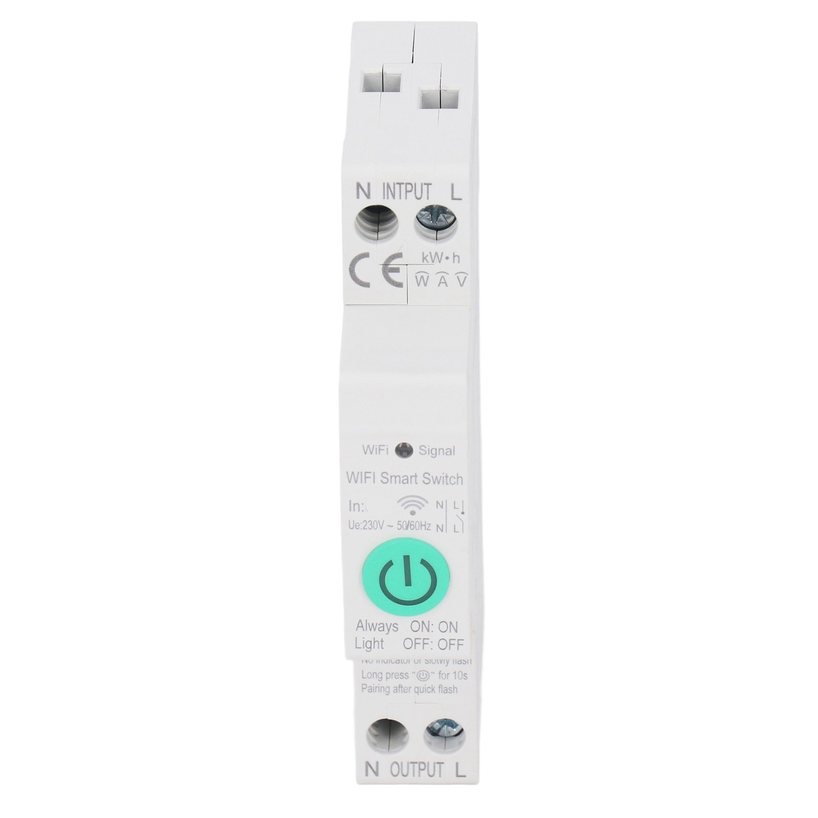 Wlan-leistungsschalter 1p 40a Mit Fernbedienung, Sprachsteuerung, Din-schienenmontage, Intelligenter Leistungsschalter Mit Messfunktion, Ac230v