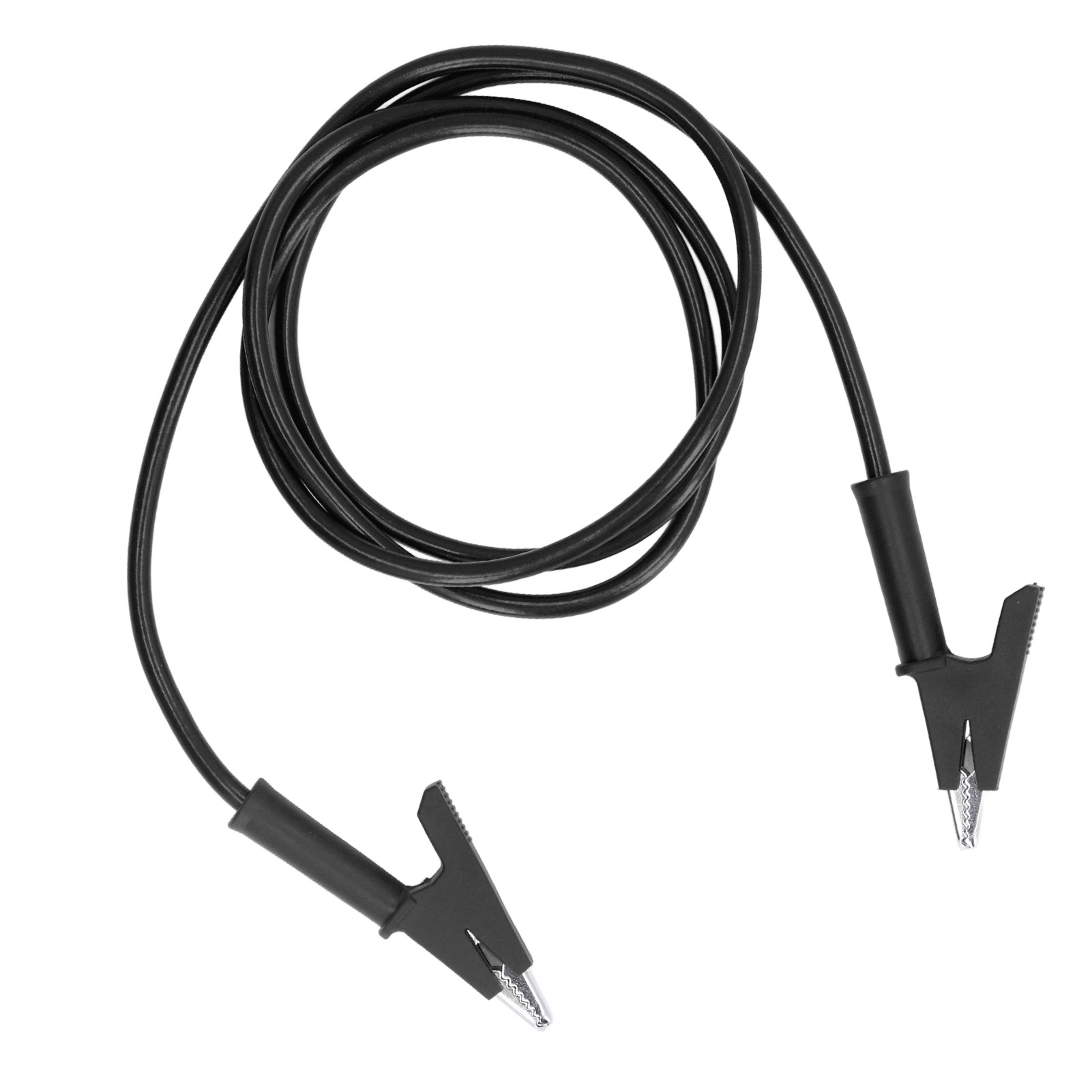 Krokodilklemmen-prüfleitung, Doppelseitig, 10 Mm Öffnung, Prüfkabel Für Fahrzeugbatterien, Schwarz