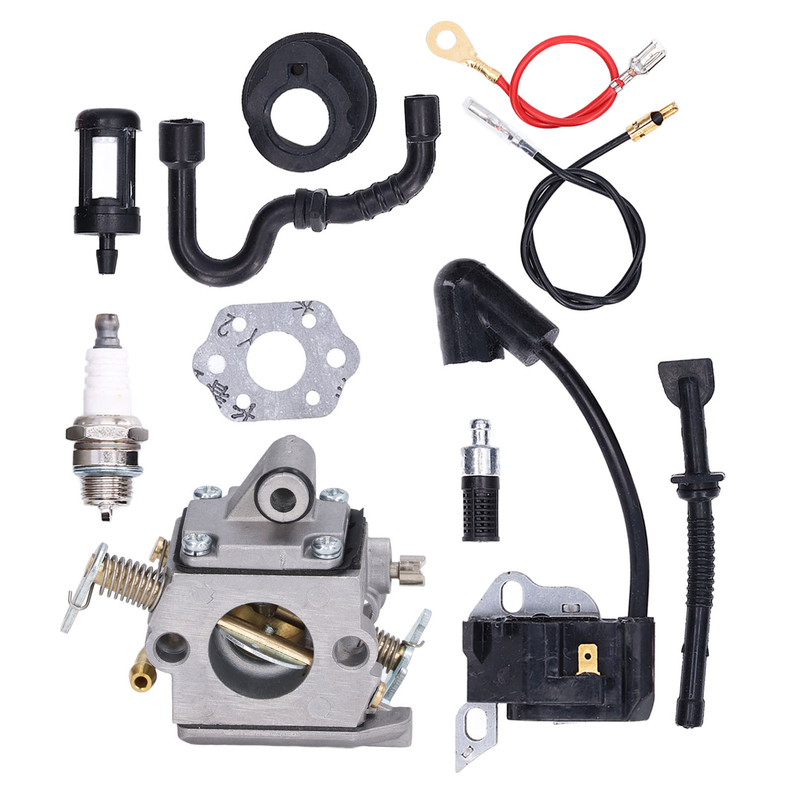 Vergaser-reparatursatz Mit Zündkerzen, Luft- Und Kraftstofffilter – Ersatz Für C1qs57a Und C1qs57b