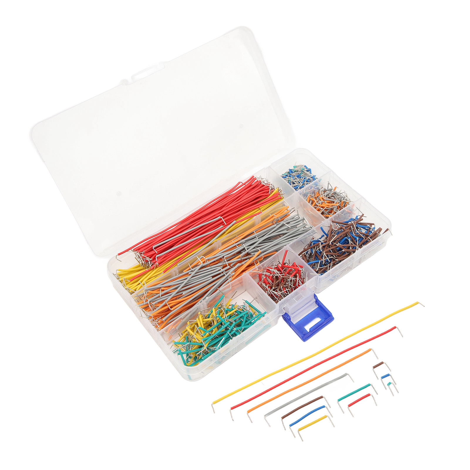 840 Stück Steckbrett-jumperkabel, Flexible Steckbrett-verbindungskabel Mit Aufbewahrungsbox