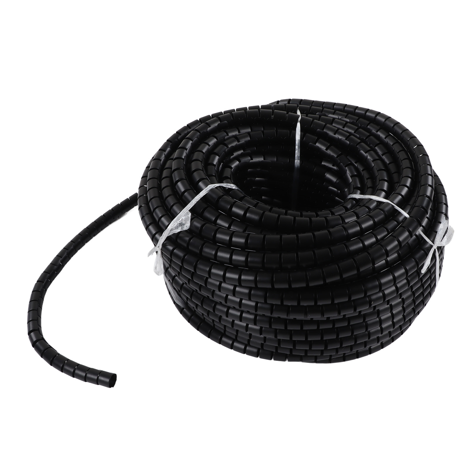 Kabelschutzhülle, Verschleißfest, Säure- Und Laugenbeständig, Kabelschutzschlauch, Schwarz, Durchmesser 22 Mm, 50 M