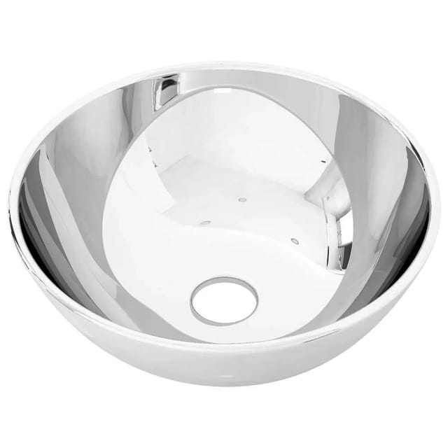 vidaXL Waschbecken 28 x 10 cm Keramik Silbern 143489