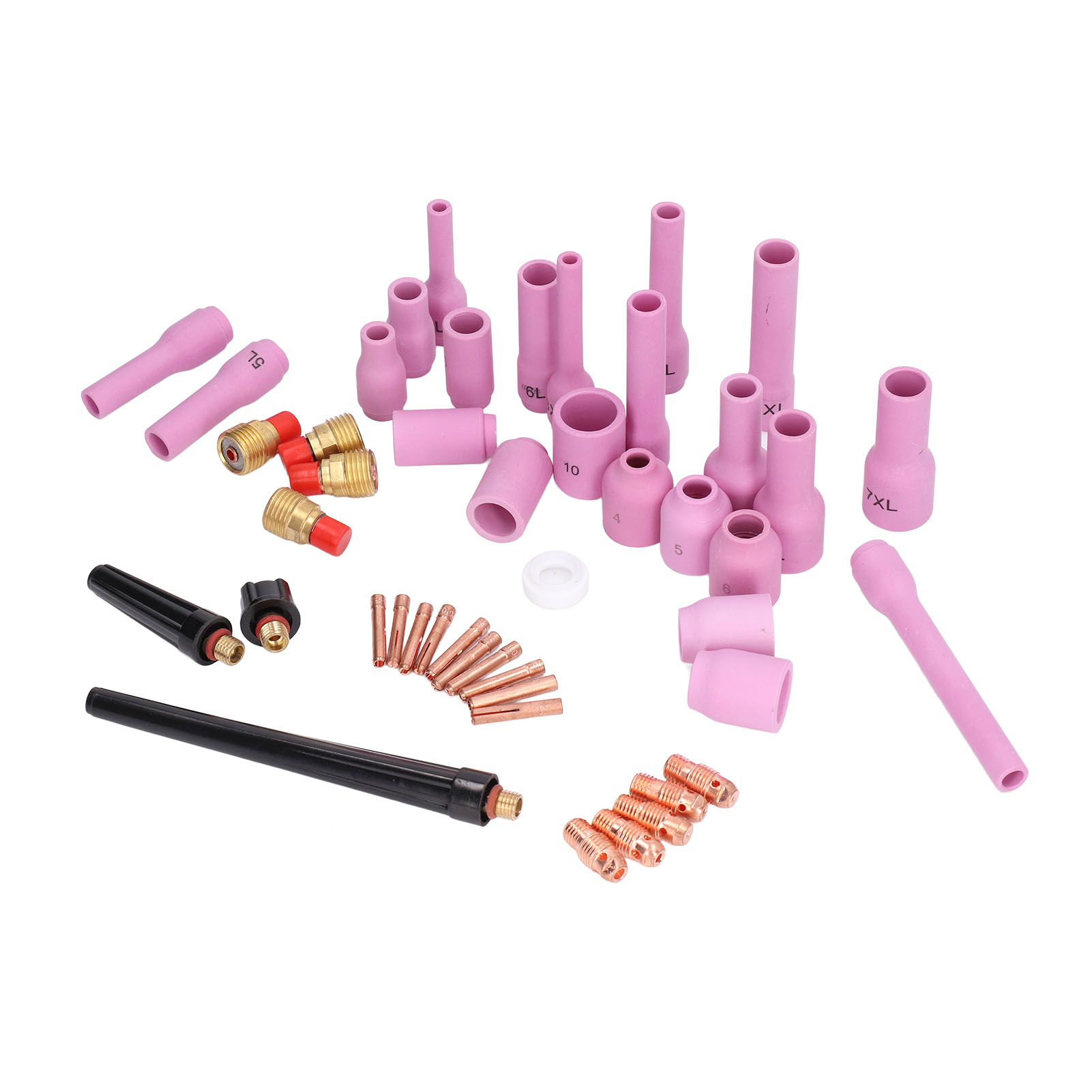 46-teiliges Wig-schweißzubehör-set (dichtungsbecher, Spannzange, Linse) Für Sr Wp 9/20/25