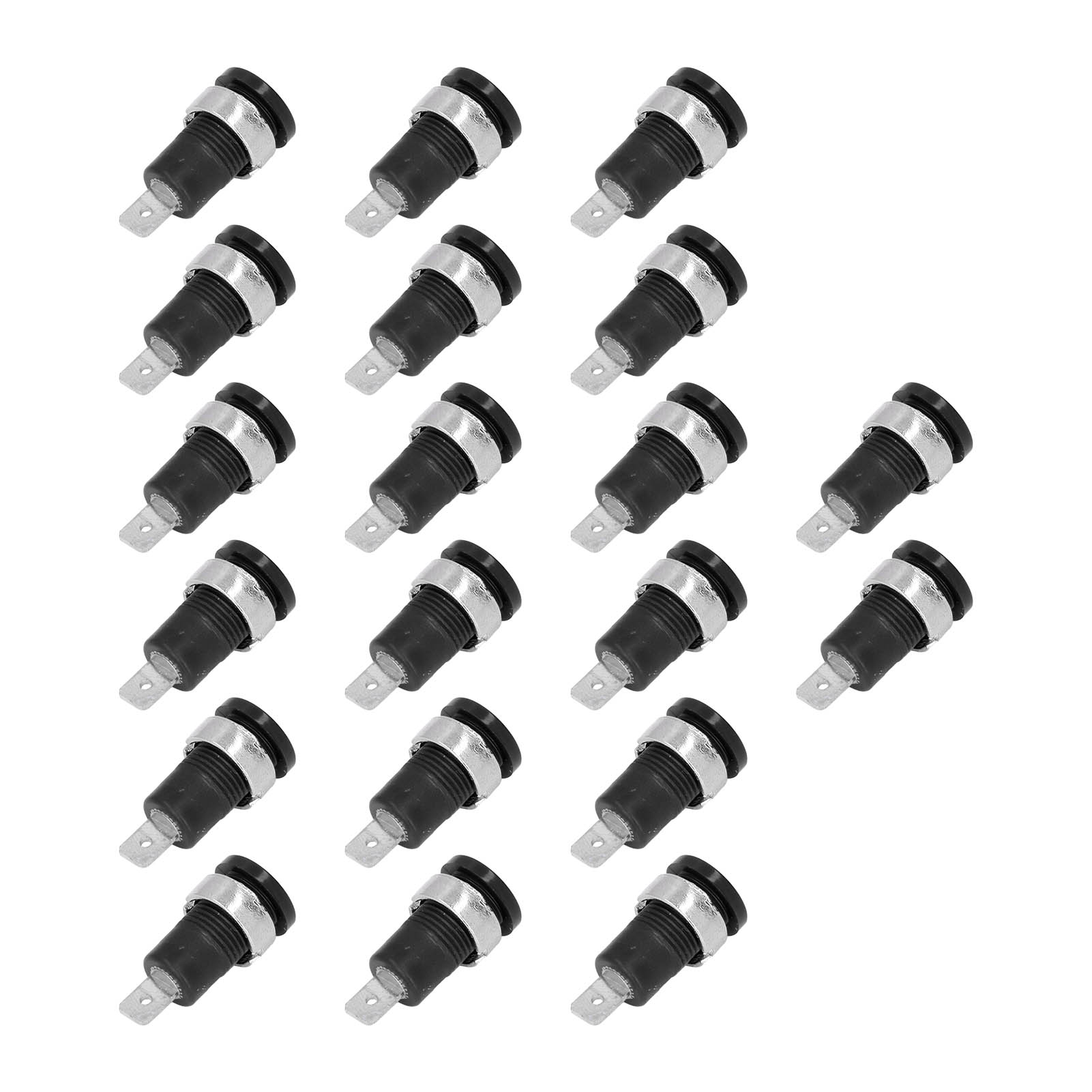 20 Stück Bananenstecker 4 Mm, Starke Verbindungen, Korrosionsbeständig, Gute Leistung, Elektrisches Prüfzubehör, Schwarz