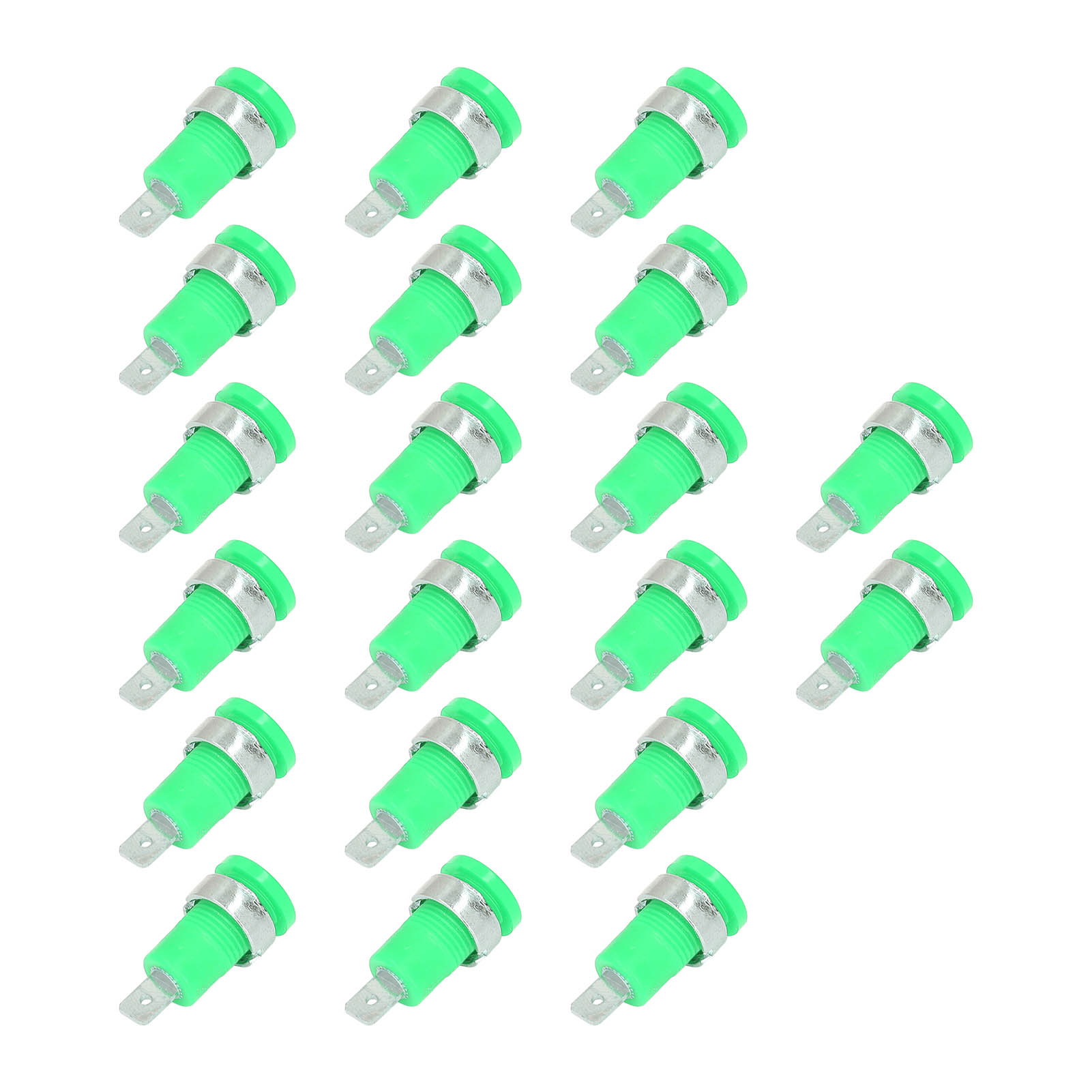 20 Stück Bananenstecker 4 Mm, Starke Verbindungen, Korrosionsbeständig, Gute Leistung, Elektrisches Prüfzubehör, Grün