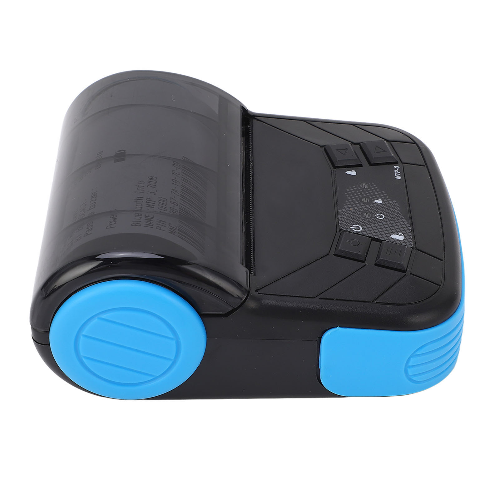 Thermodrucker 80 Mm, Bluetooth-fähig, Kabellos, Breite Kompatibilität, Hohe Druckgeschwindigkeit, Leiser Betrieb, Tragbarer Belegdrucker