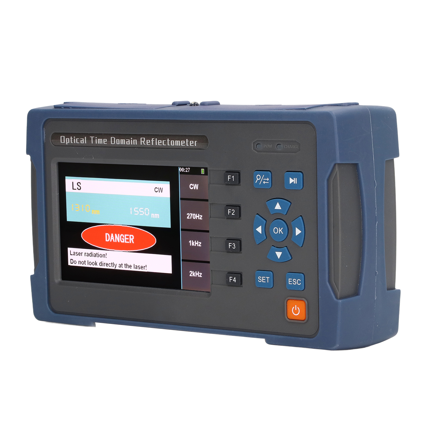 Aua600u Optisches Zeitbereichsreflektometer Mit Leistungsmesser, Intelligenter Otdr-faserfehlertester, 100–240 V, Eu-stecker