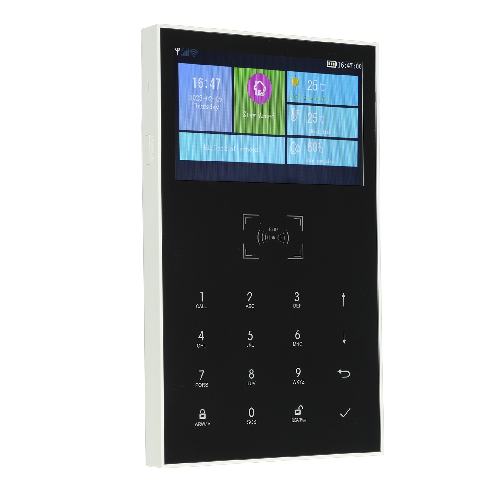 Drahtloses Wlan-heimsicherheitssystem Mit Touchscreen Für Smart Homes