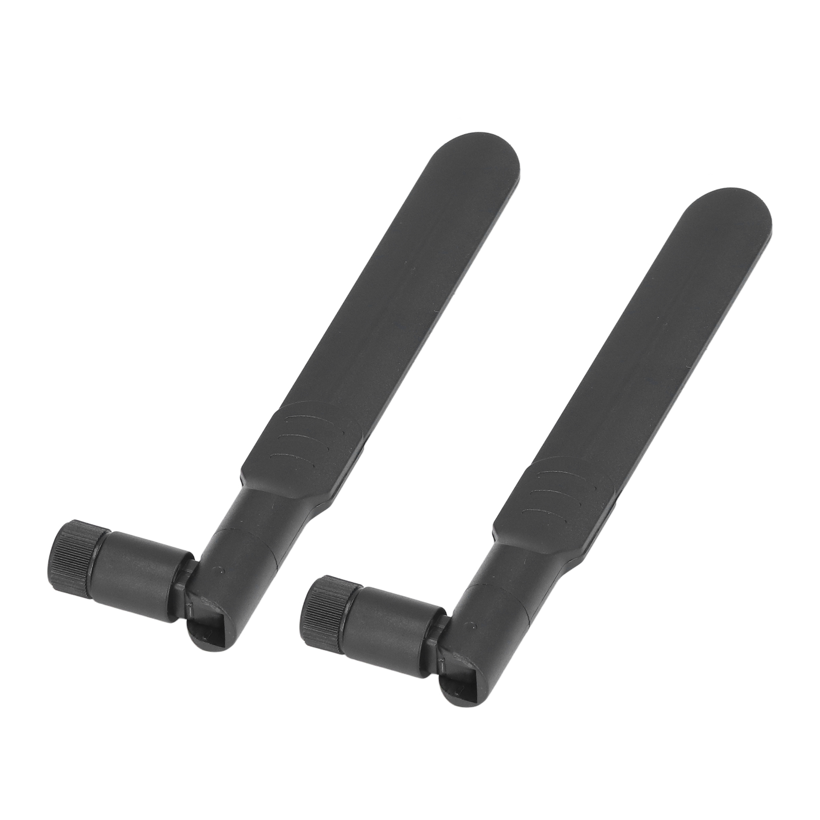 2 Stück Omnidirektionale Antennen 2,4 Ghz/5,8 Ghz 2-frequenz-wlan-router Sma-stecker, Faltbar, Klebestift, Schwarz