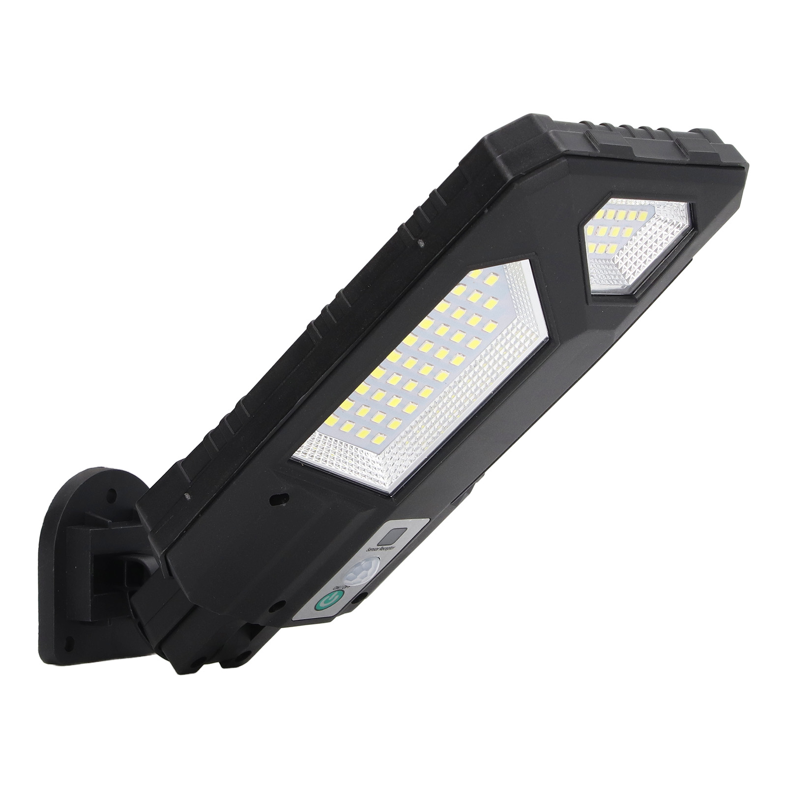 Solarbetriebene Außenleuchte Mit Bewegungsmelder, Ip64 Wasserdicht, 88 Leds (2835) Mit Fernbedienung Für Wege Und Zäune