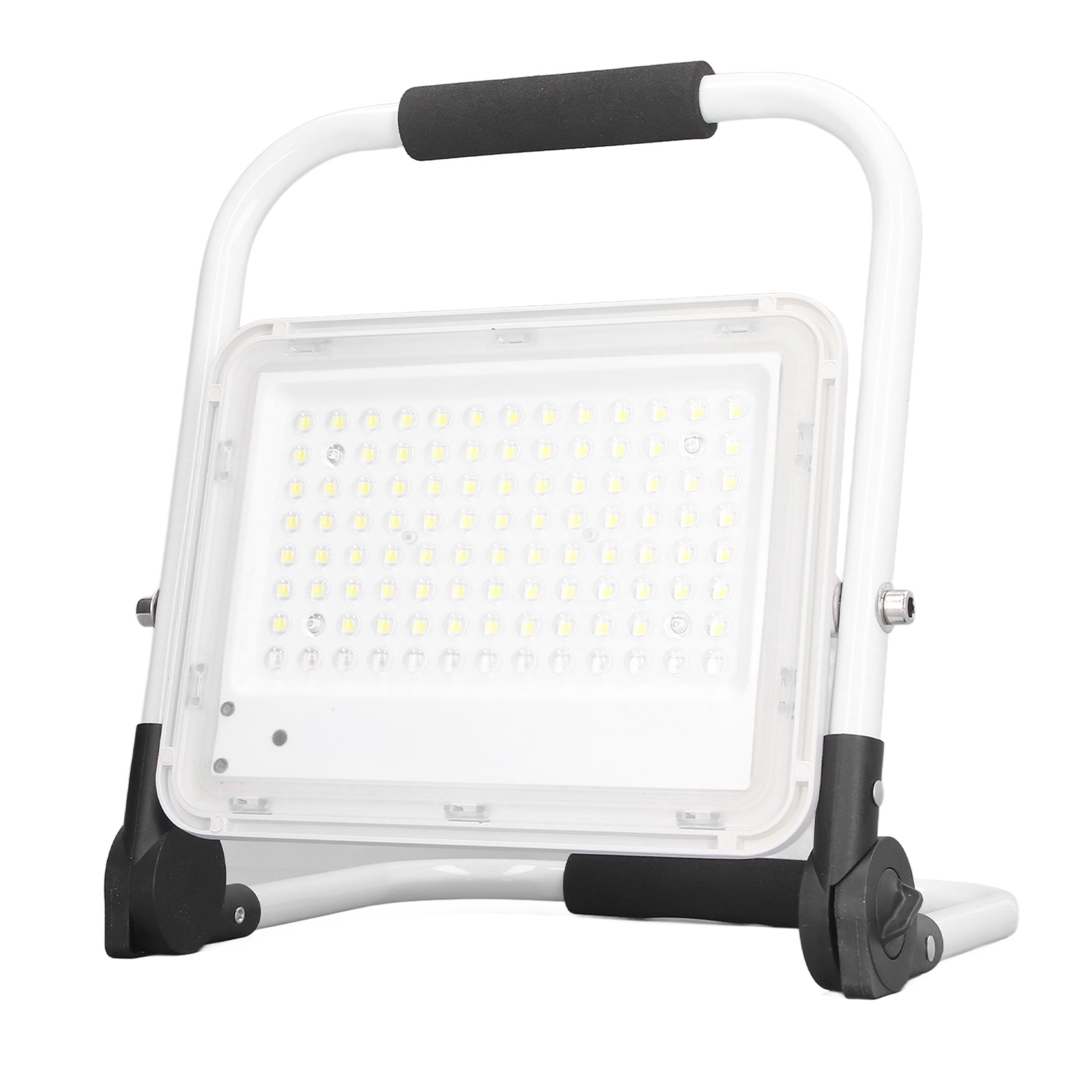Led-flutlicht 100 W, 9000 Lm, 120° Abstrahlwinkel, Faltbar, Tragbar, Wiederaufladbar, Schutzart Ip65, Led-arbeitsleuchte, 100–240 V Wechselstrom, Eu-stecker