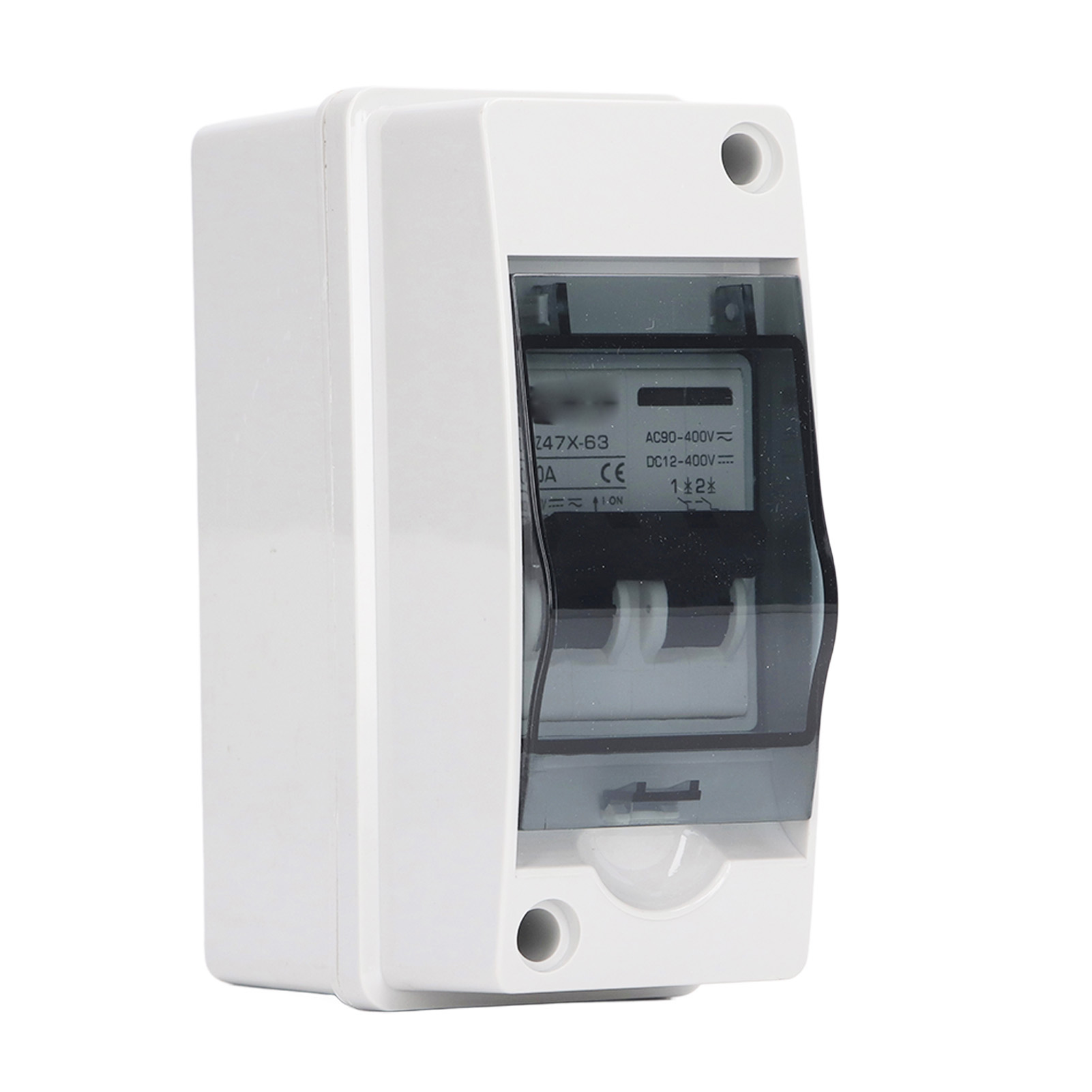 2-poliger Dc-mini-leistungsschalter Ip65 Wasserdicht Pa66 Trennschalter Für Solar-pv-systeme Ac90–400 V Dc12–400 V 10 A