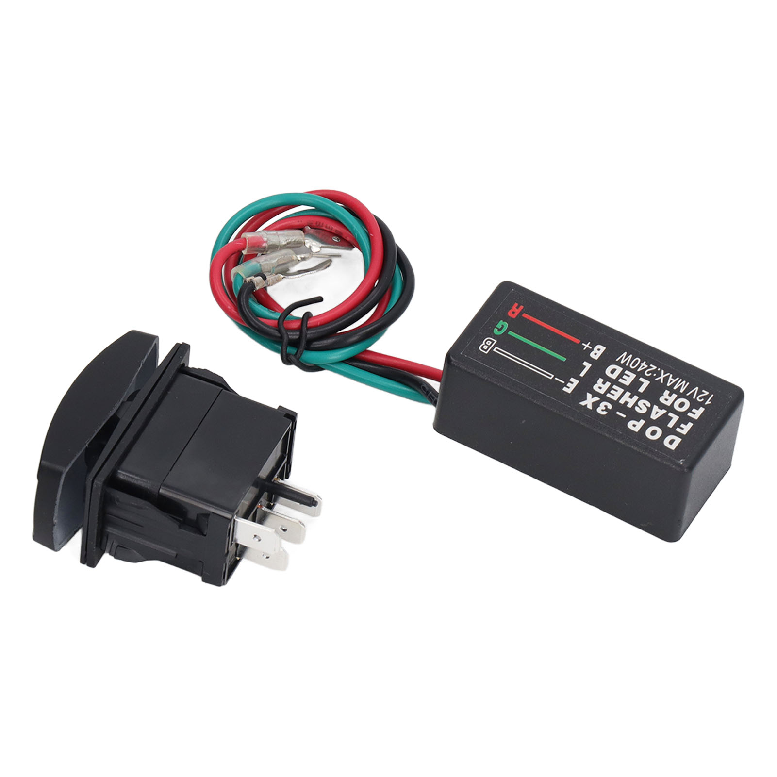 Blinkerschalter Mit Led-beleuchtung, Wasserdicht, Stoßfest, 240 W, Motorrad-led-blinkerrelais, 12 V Dc