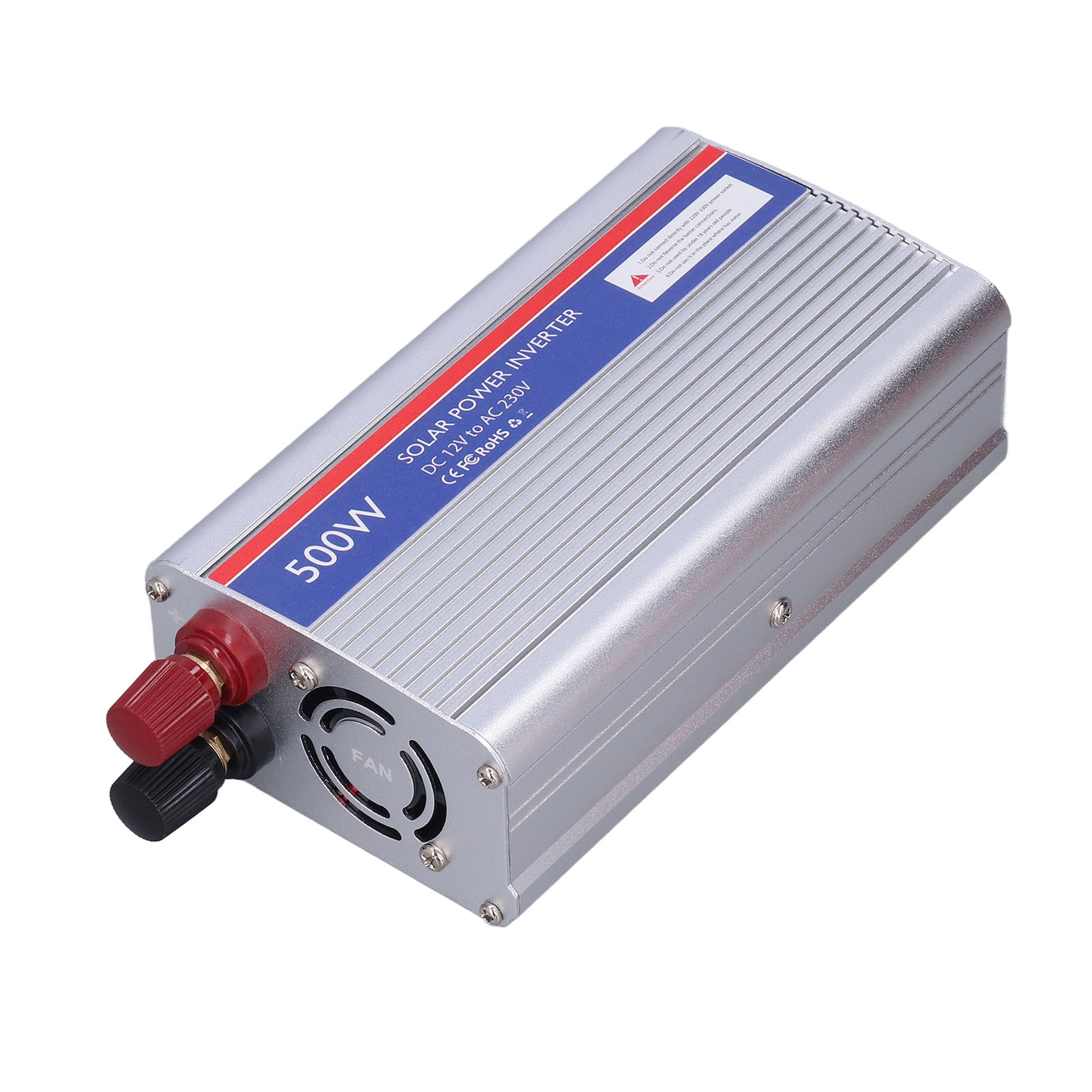 Wechselrichter 12v Dc Eingang, 230v Ac Ausgang, 500w Konverter, Sicherer Schutz Für Autogeräte, Silber