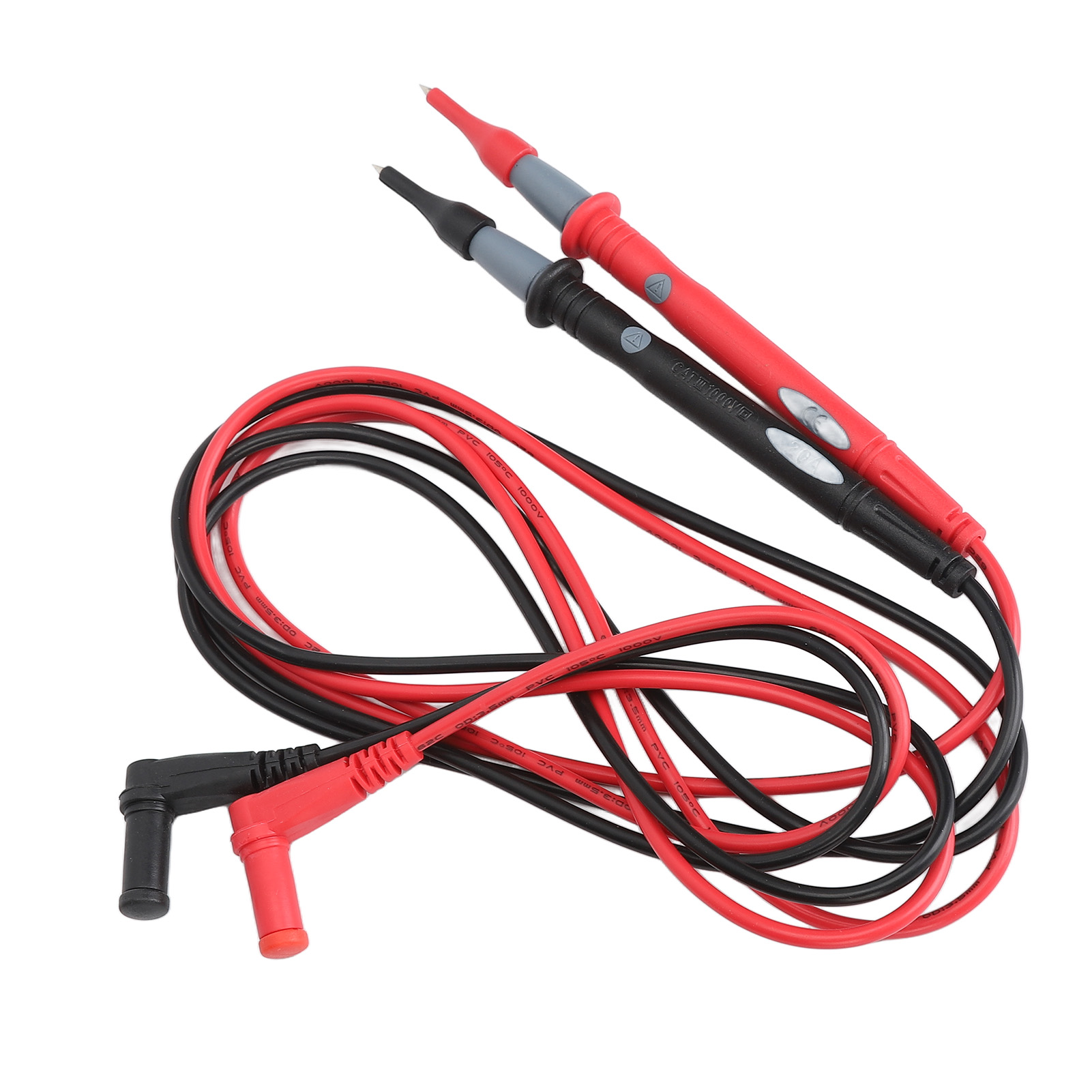 20 Stück Multimeter-prüfkabel Mit Krokodilklemmen, Nadelspitzen Und Anschlusskabeln, Prüfhaken, 1000 V