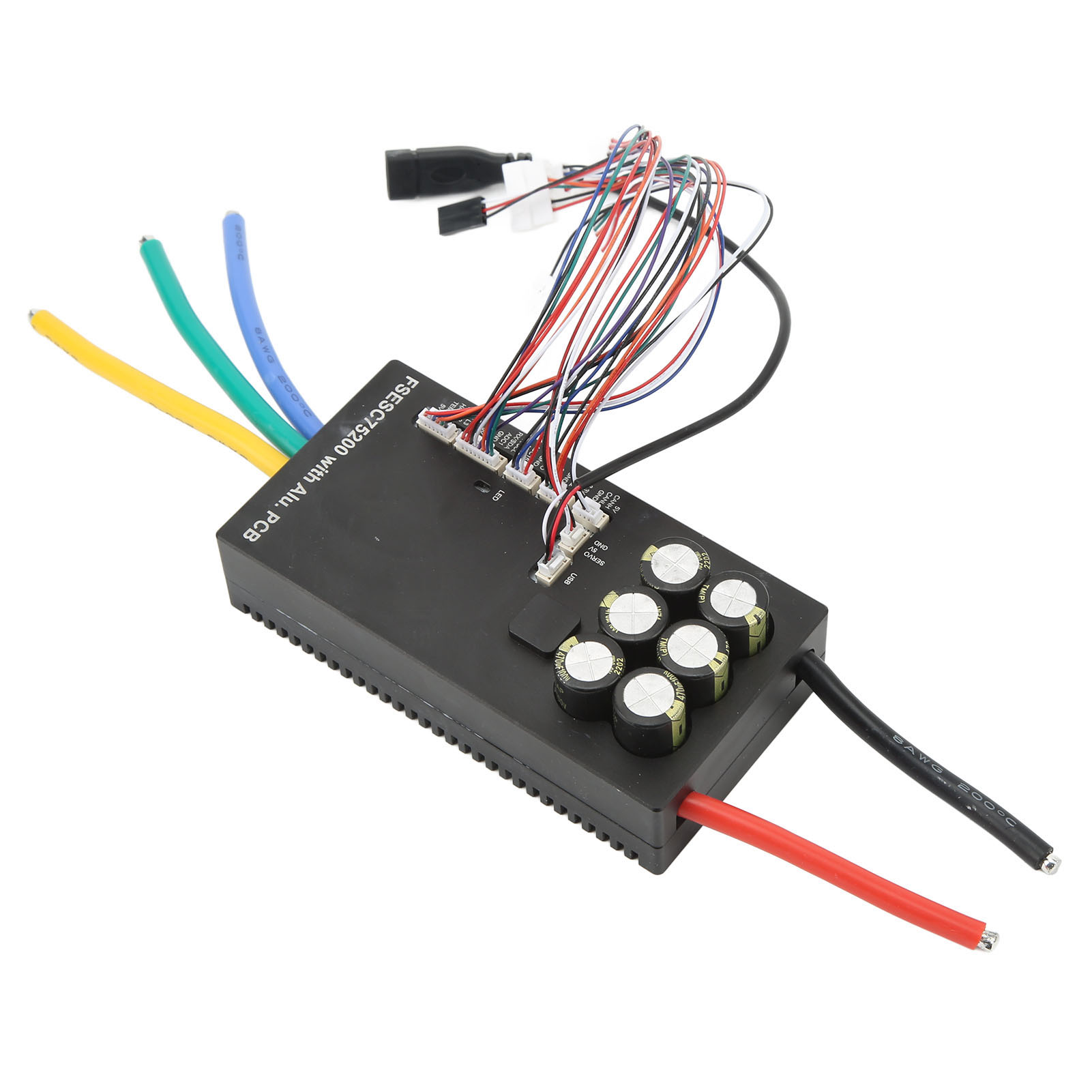 Bürstenloser Motorregler Aus Aluminiumlegierung, Geschwindigkeitsregler Für Elektroroboter-scooter, 14–84 V