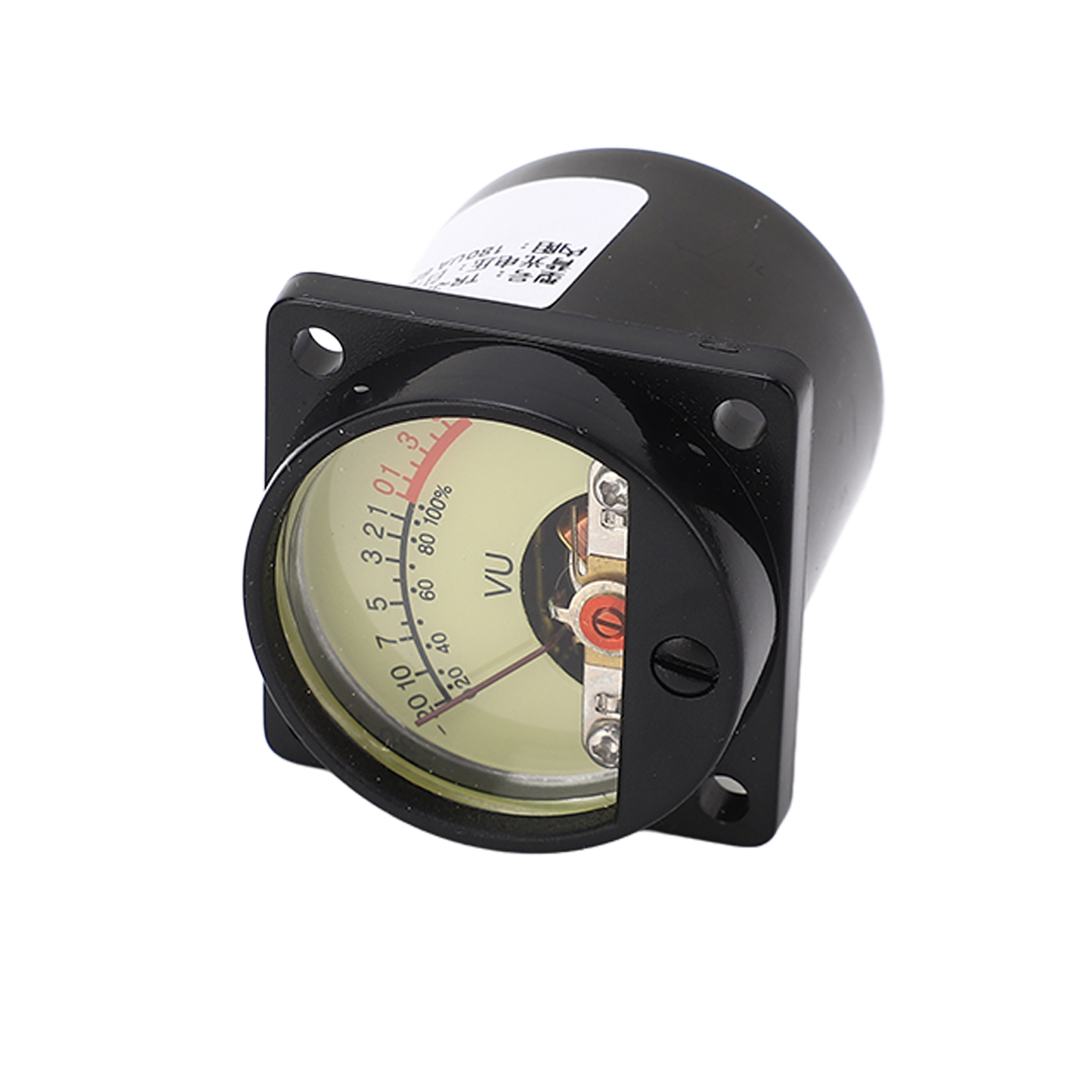 Vu-meter Mit Hoher Genauigkeit, Gelbem Zeiger, Weißer Led-hintergrundbeleuchtung, Verstärkerpanel, Vu-meter-kopfzeile
