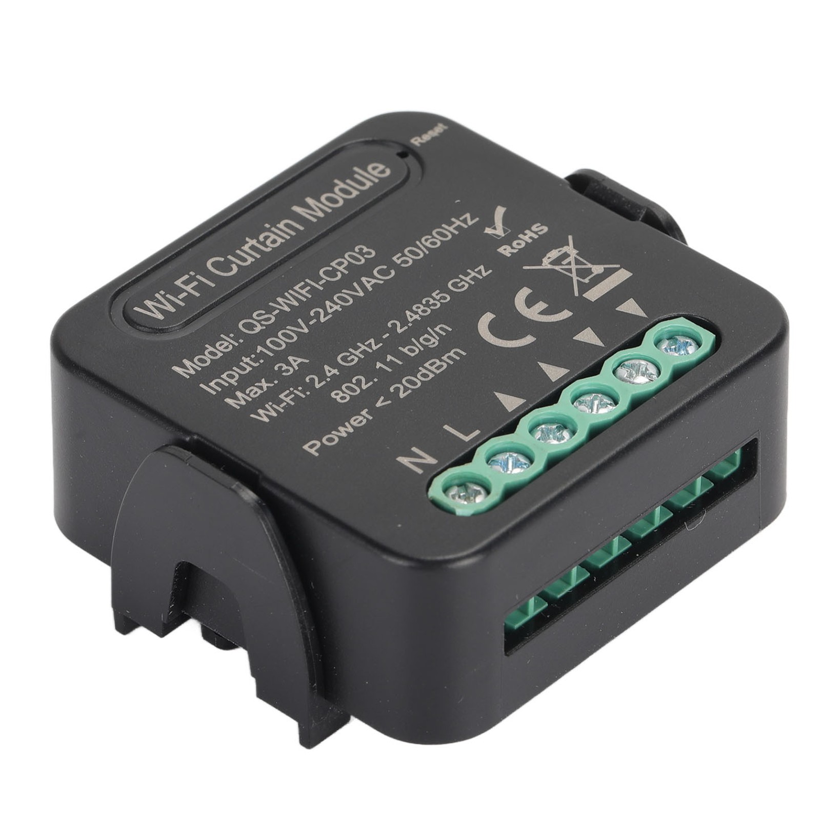 Wlan-vorhangmodul, Drahtlose App-fernsteuerung, Intelligenter Vorhangschalter 100–240 V Ac