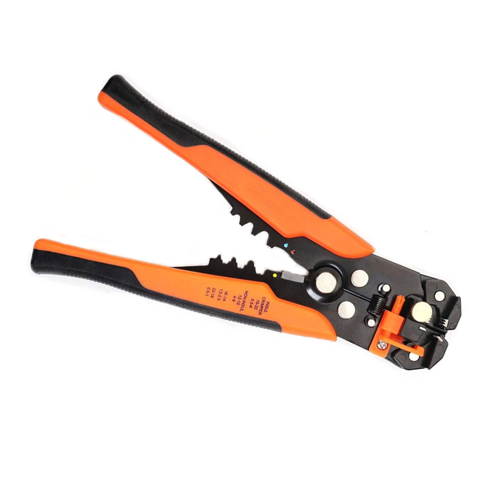 Abisolierzange, Crimpzange, Kabelzange, Handabisolier-, Crimp- Und Schneidewerkzeug Für Arbeiten In Orange
