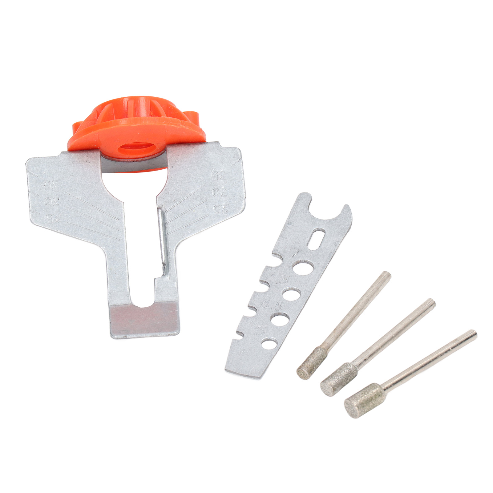 Kettensägen-schärfaufsatz, Hss-kettensägen-rotationsschärfwerkzeug-set, Rot