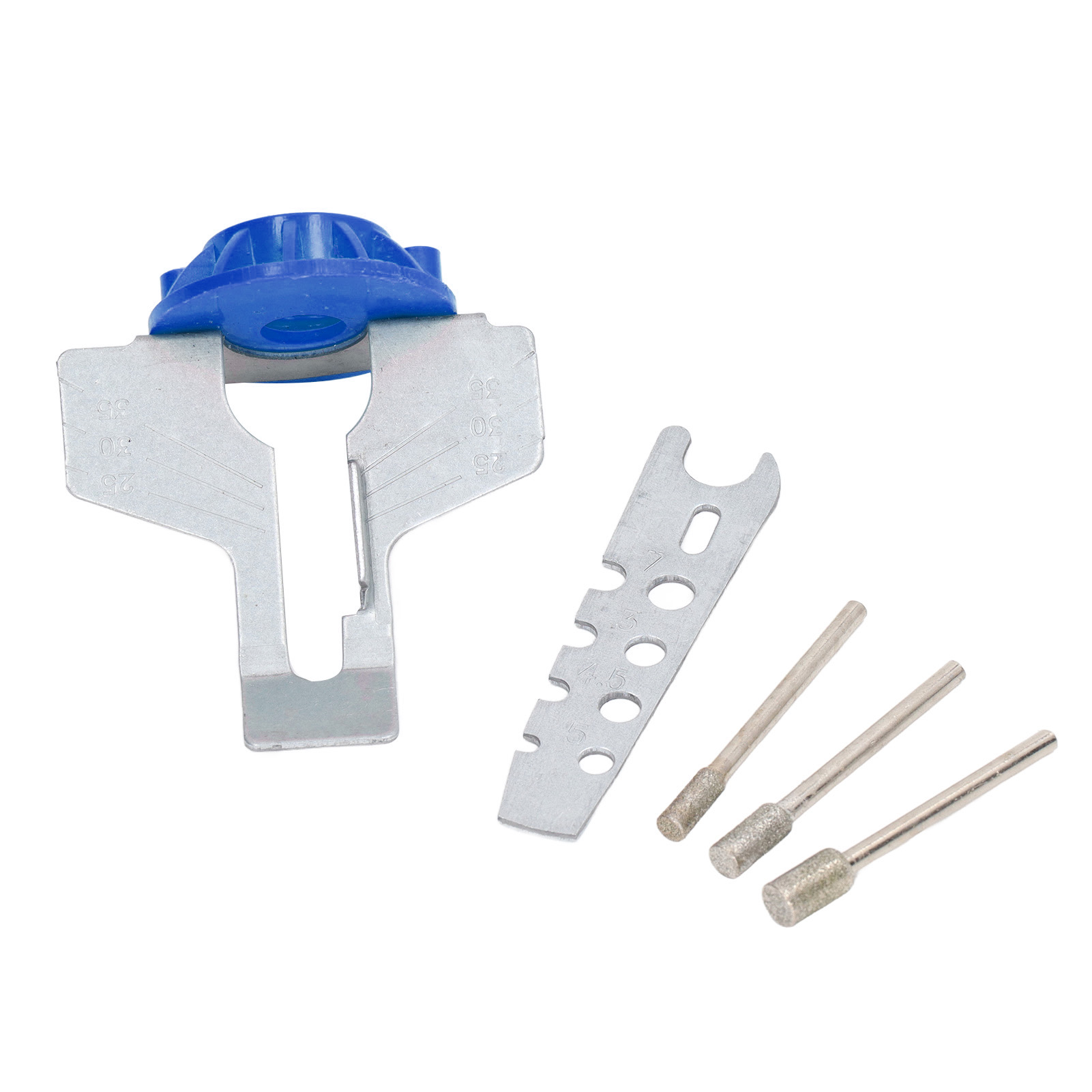 Kettensägen-schärfaufsatz, Hss-kettensägen-rotationsschärfwerkzeug-set, Blau