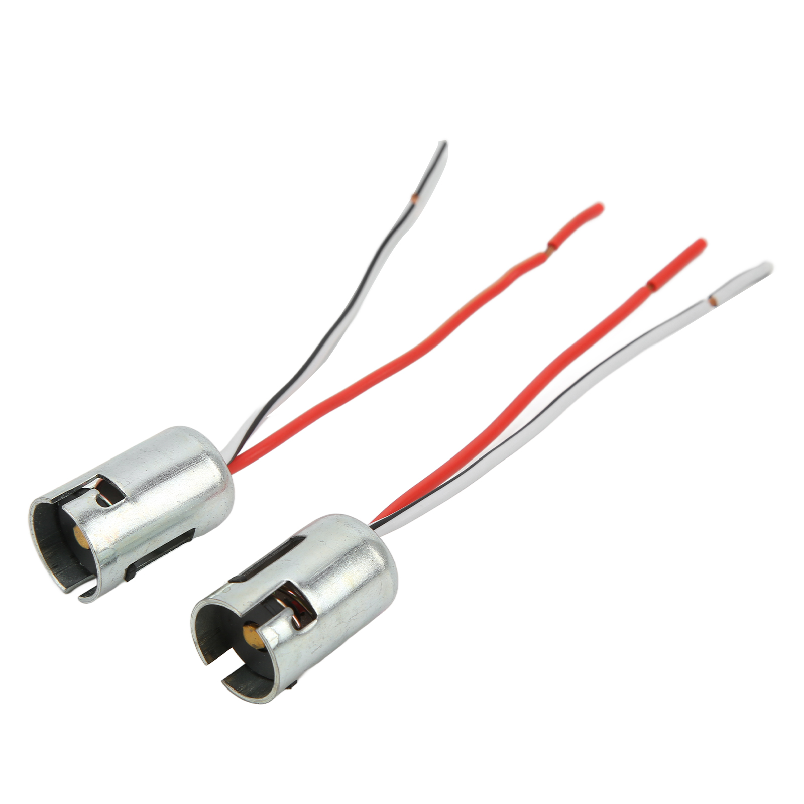 2 Stück Glühbirnenanschlussadapter Flachfuß Einzelkontakt Praktisch Leicht Led-fassungsadapter